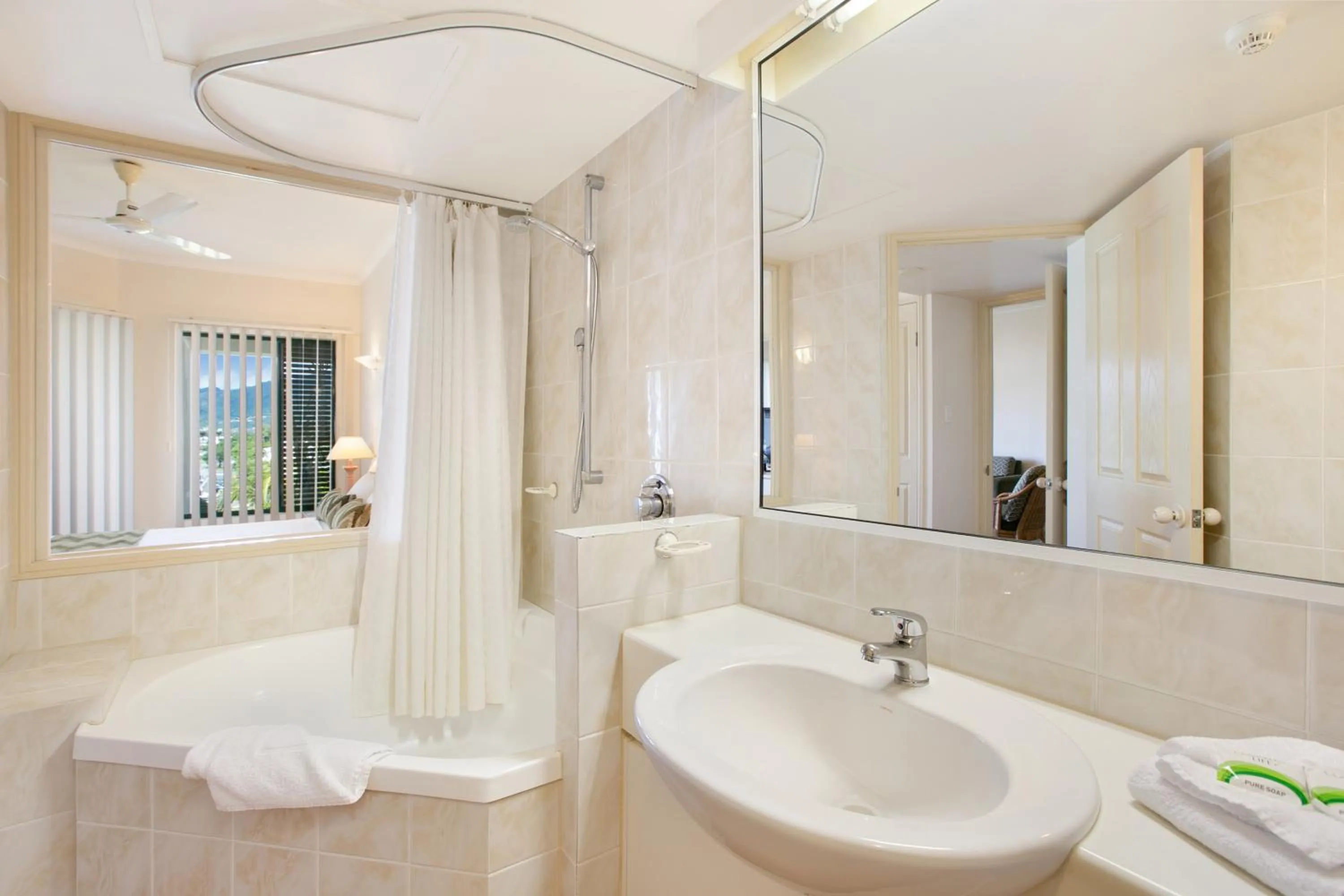 Bathroom in Tropic Towers Apartments