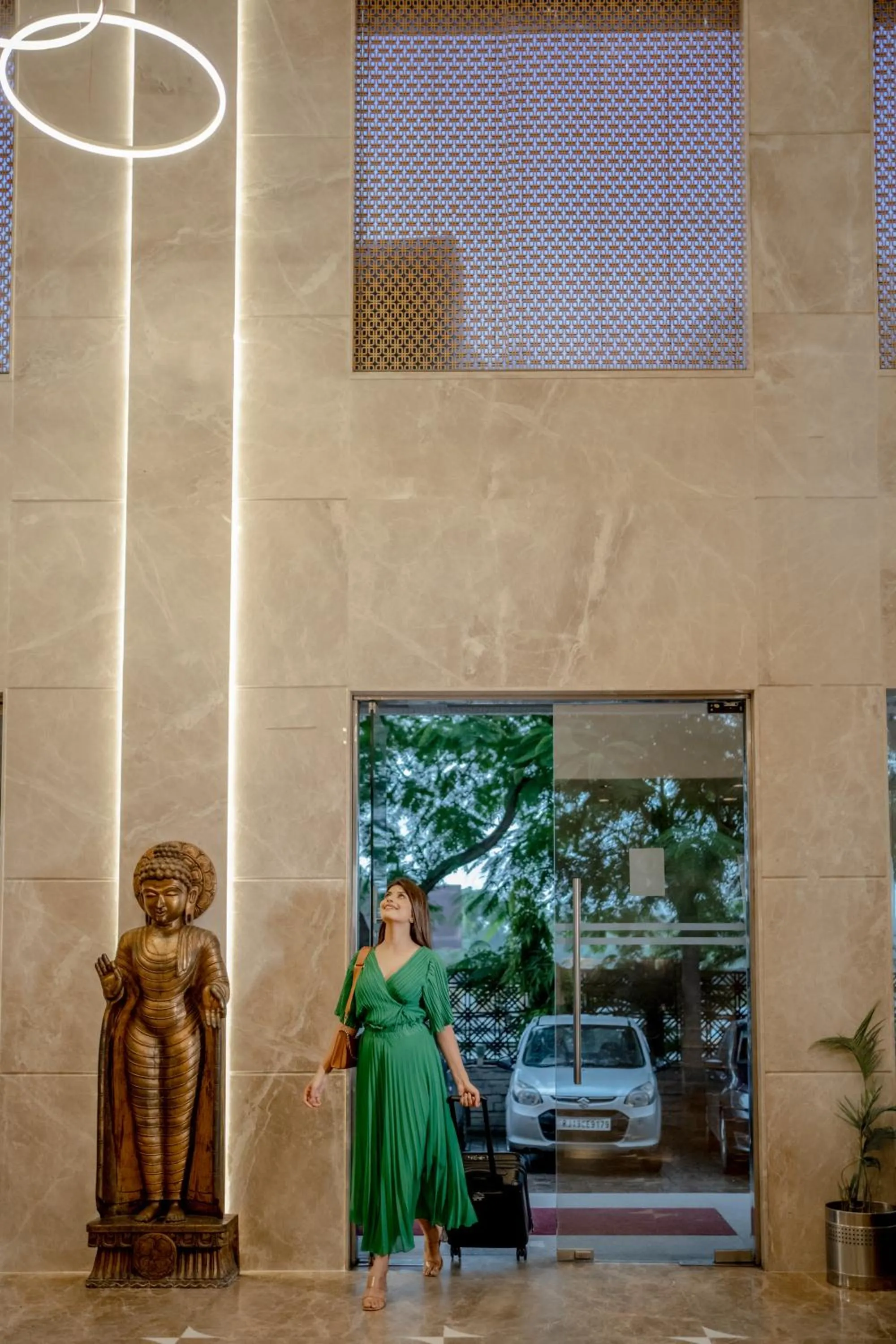 Lobby or reception in Ramada by Wyndham Jaipur North