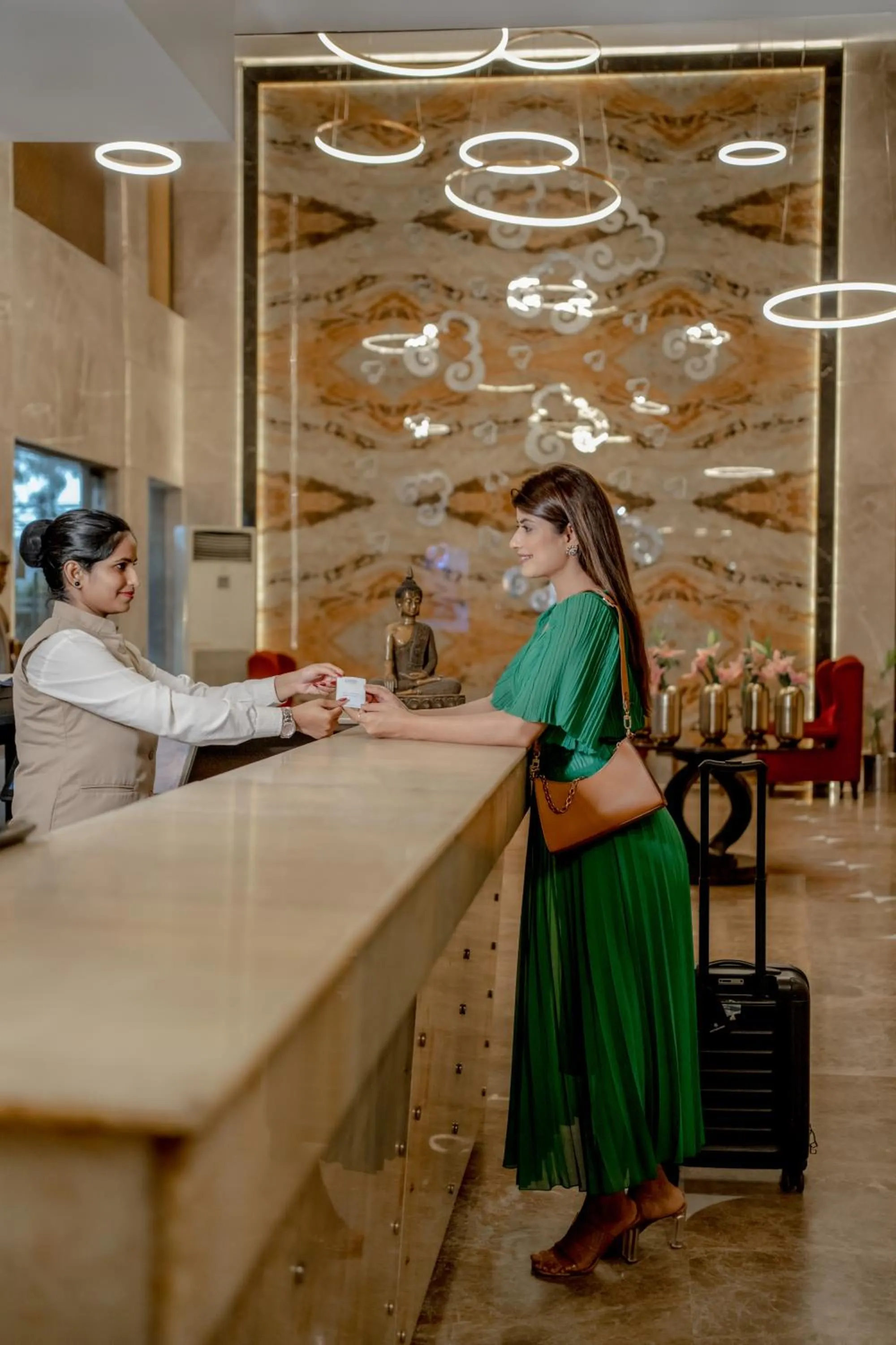 Lobby or reception in Ramada by Wyndham Jaipur North