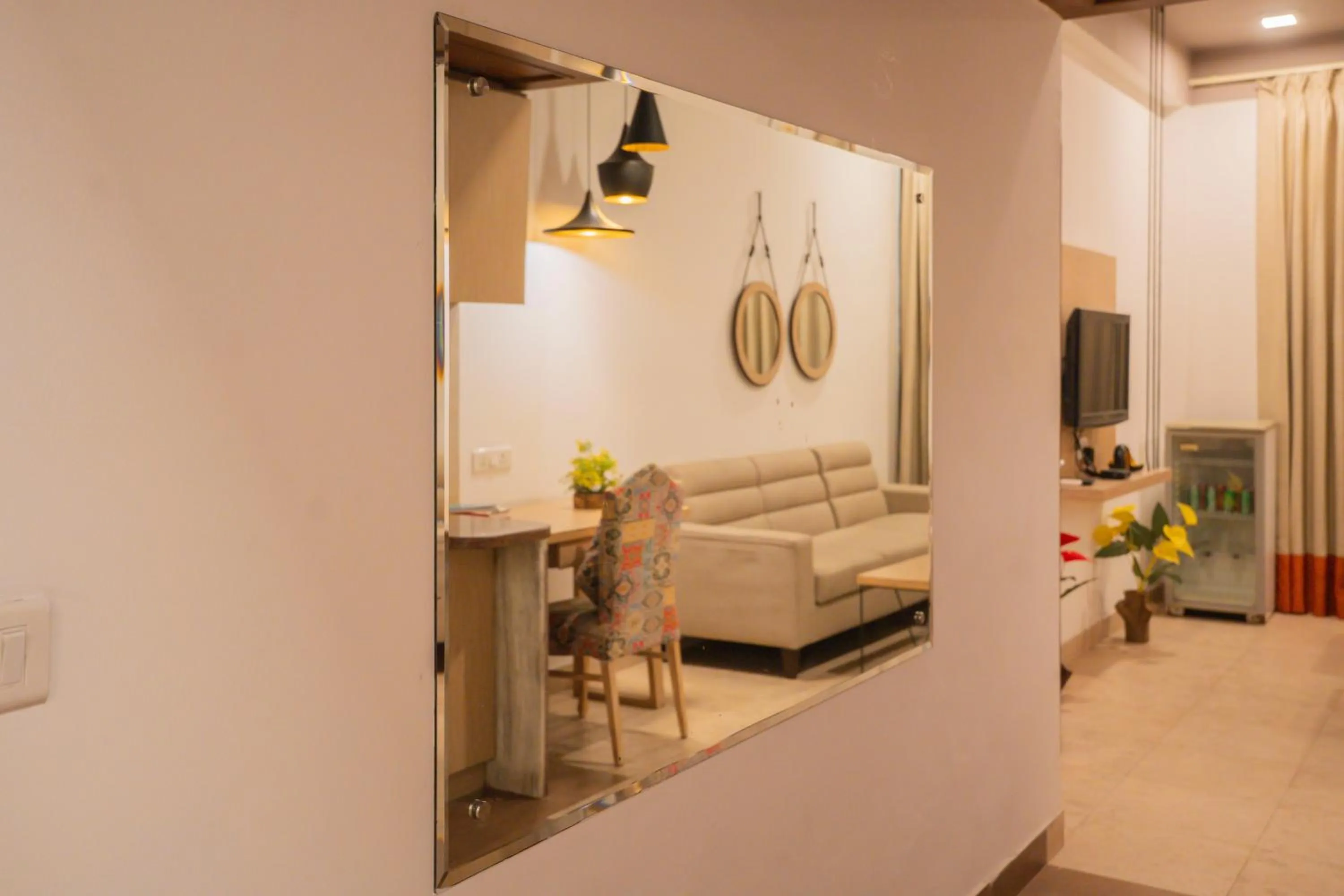 Decorative detail in Ahuja Residency Parklane