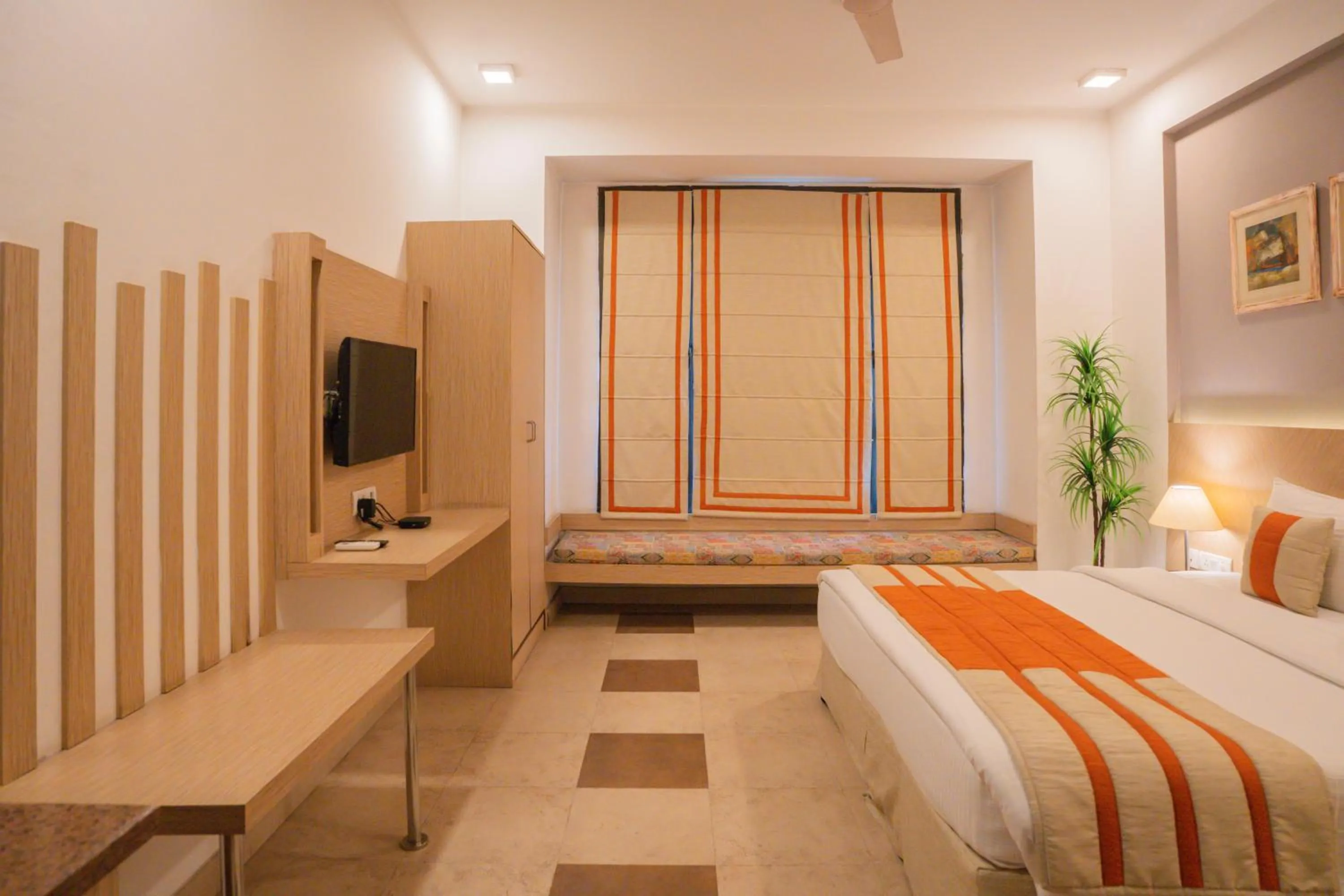 Bed in Ahuja Residency Parklane