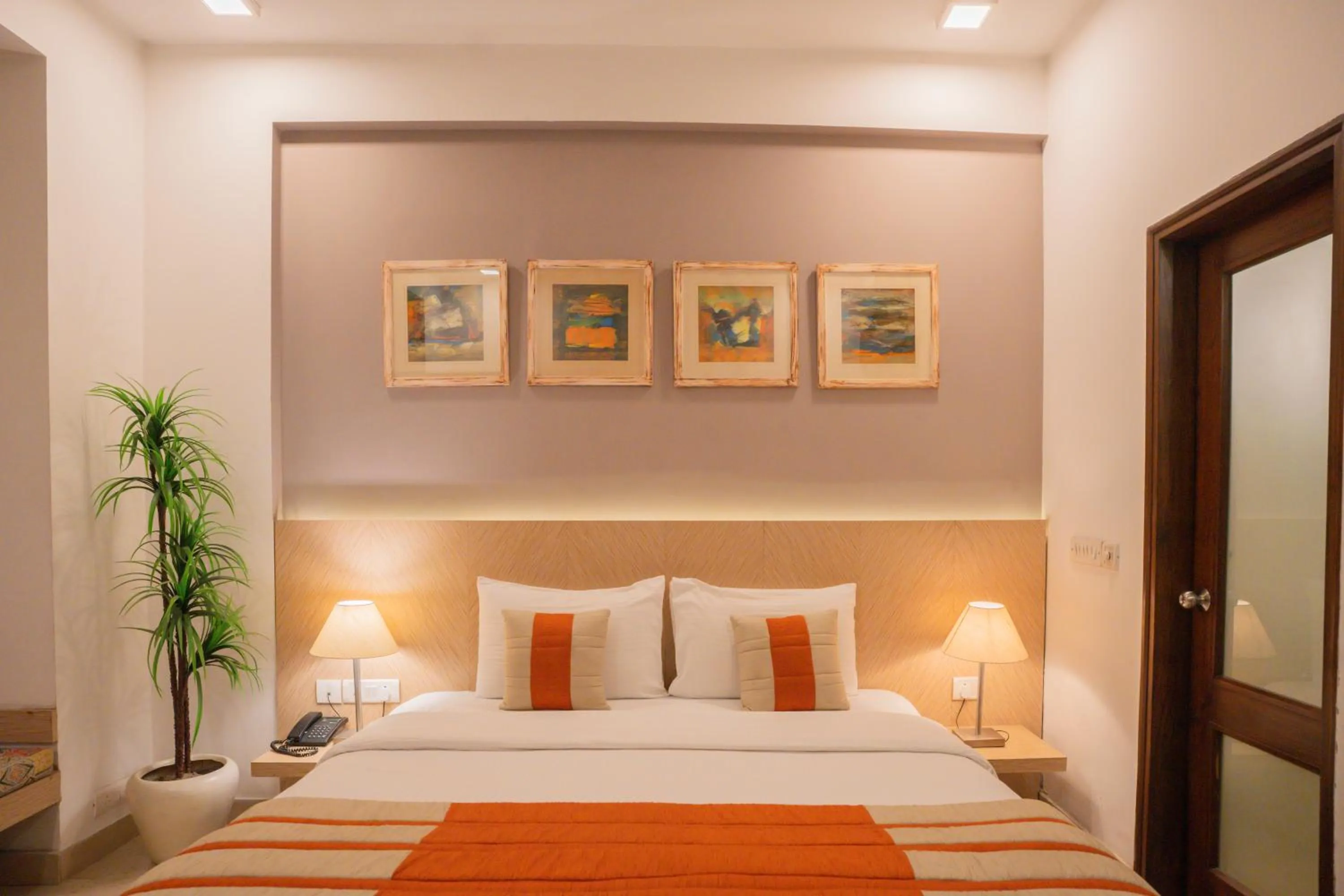 Bedroom, Bed in Ahuja Residency Parklane