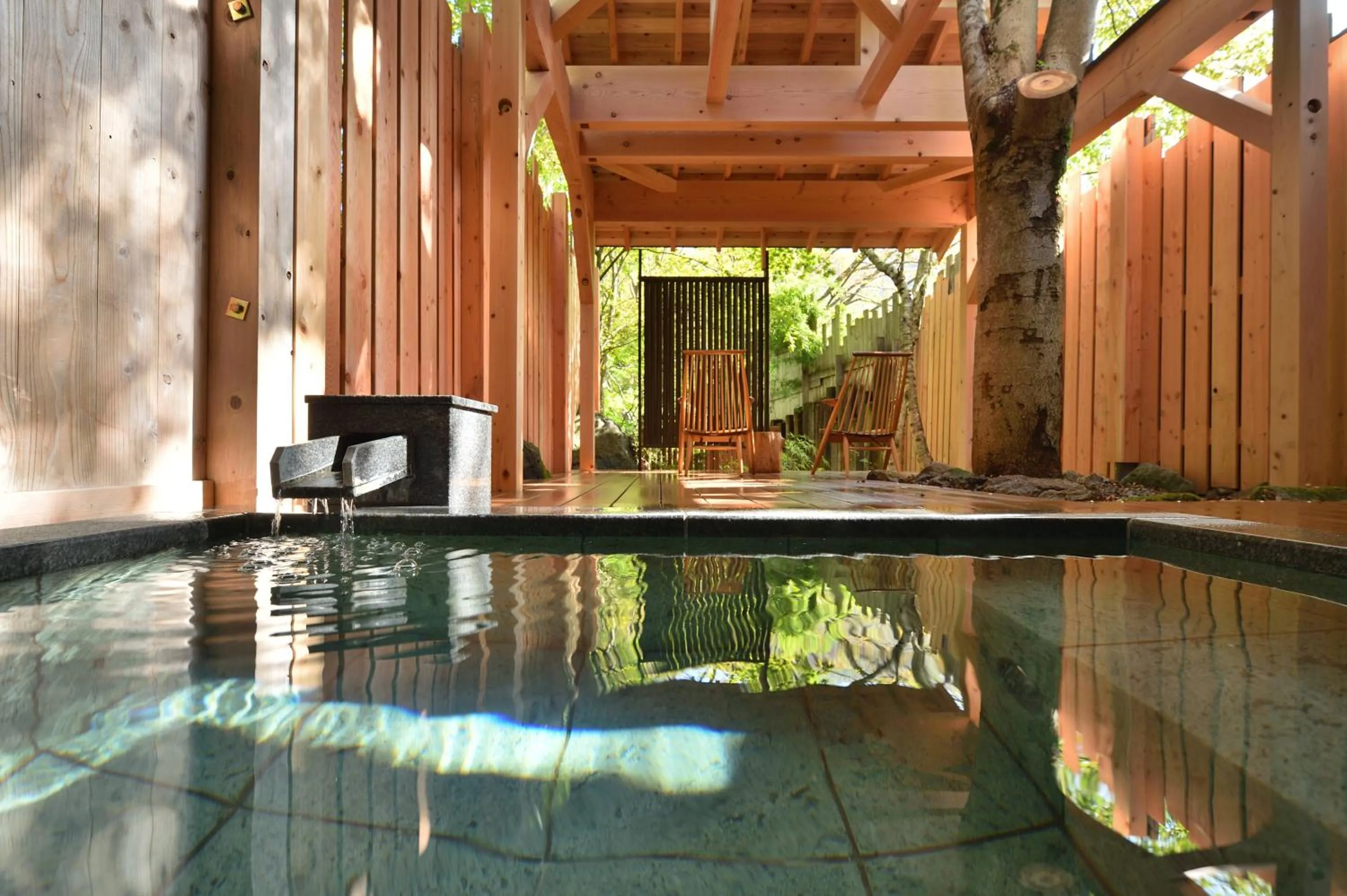 Open Air Bath in Syoubun