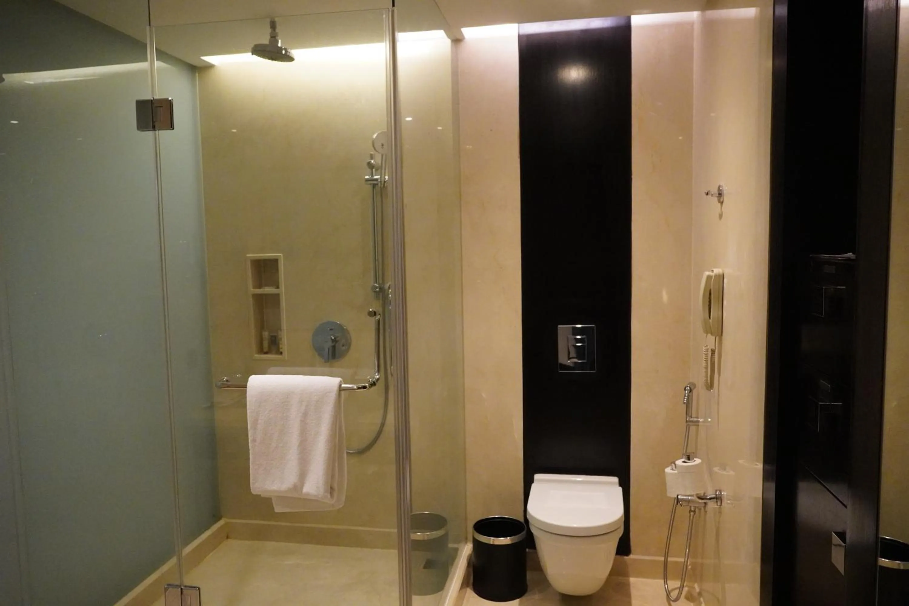 Bathroom in Crowne Plaza Pune City Centre by IHG