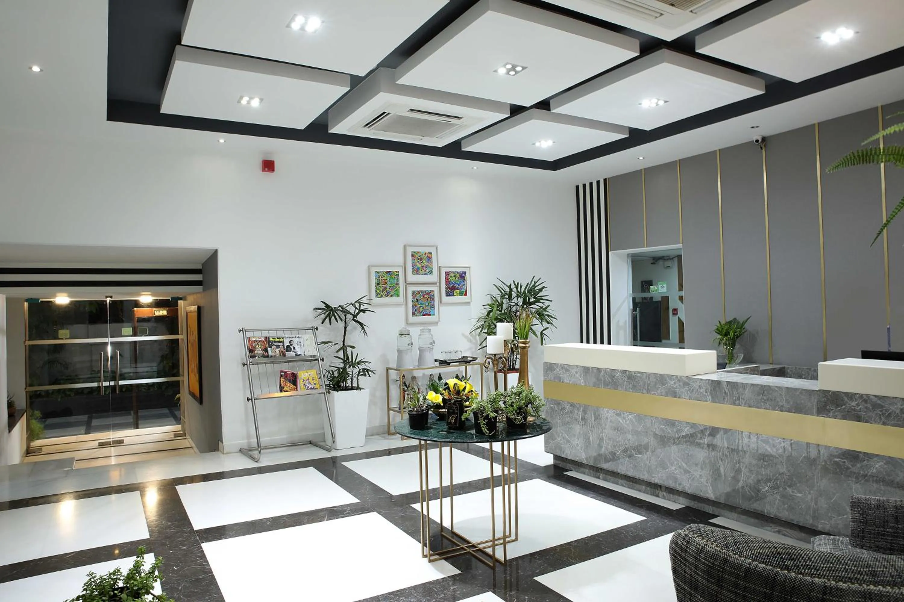 Lobby or reception in Ahuja Residency Sunder Nagar