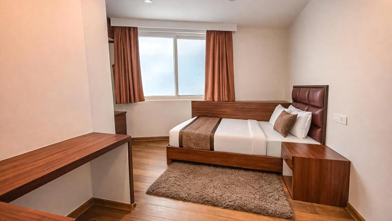 Bed in Yashshree Jai Hotel & Banquet