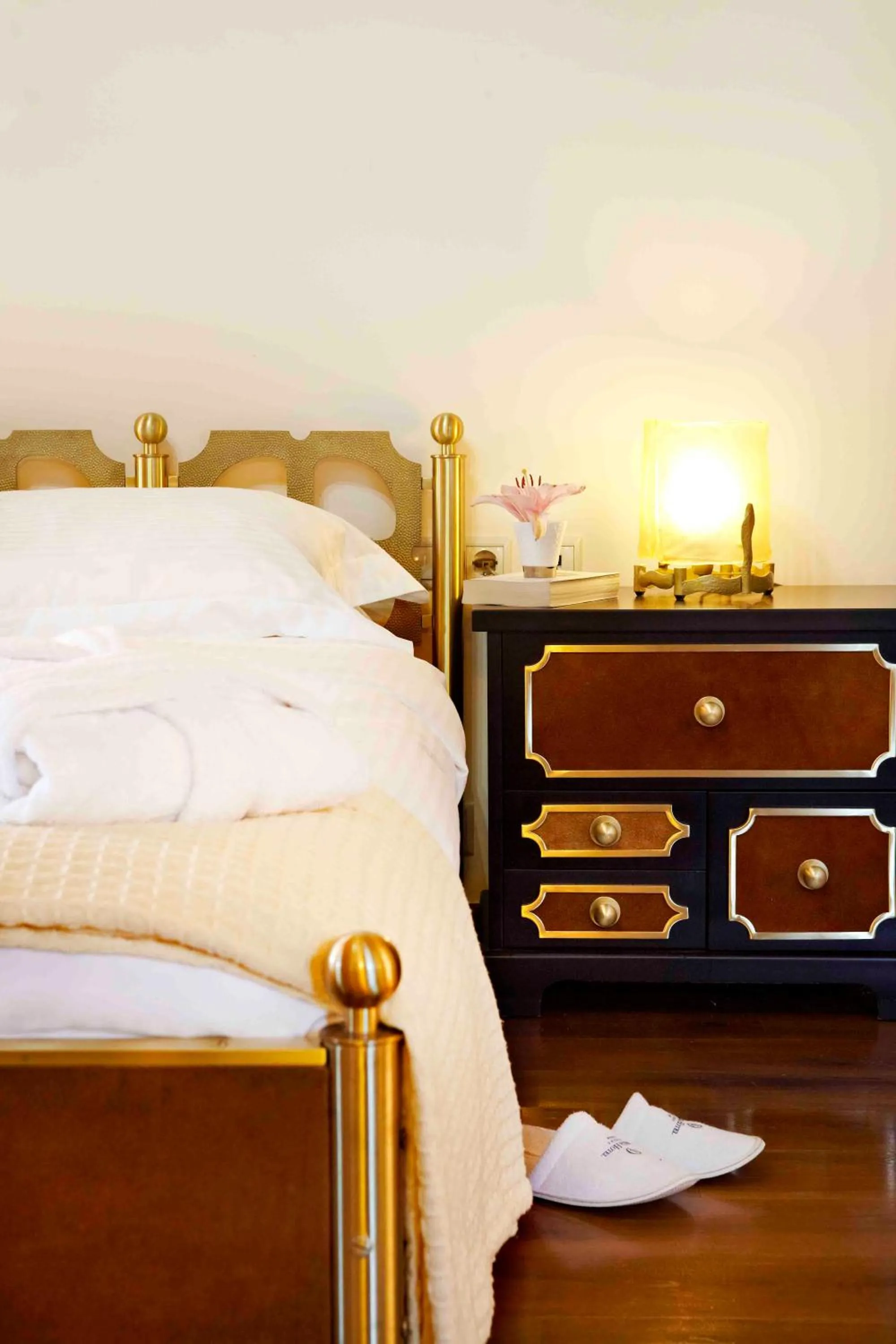 Decorative detail, Bed in Petritis Guesthouse