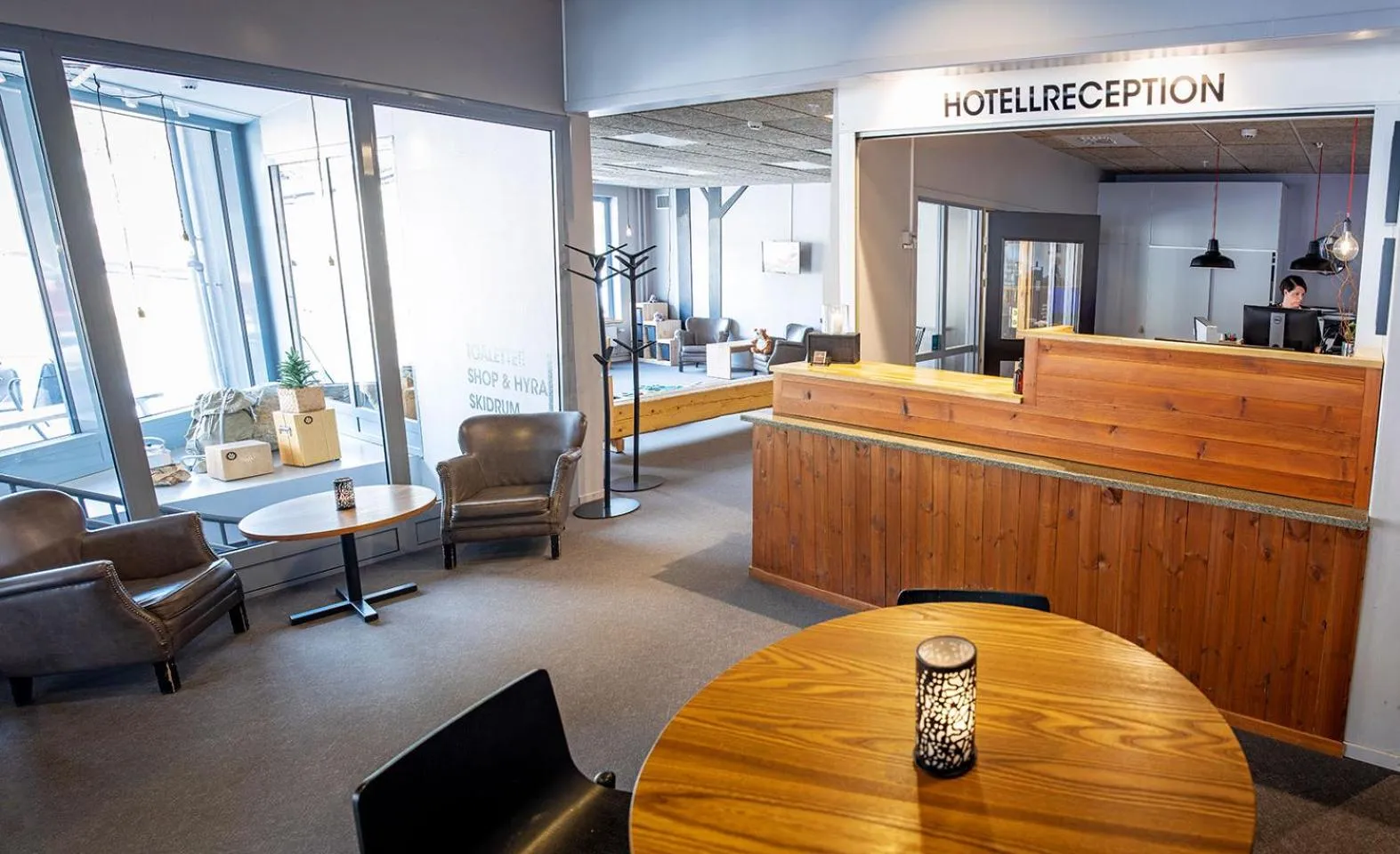 Lobby or reception in Bergshotellet