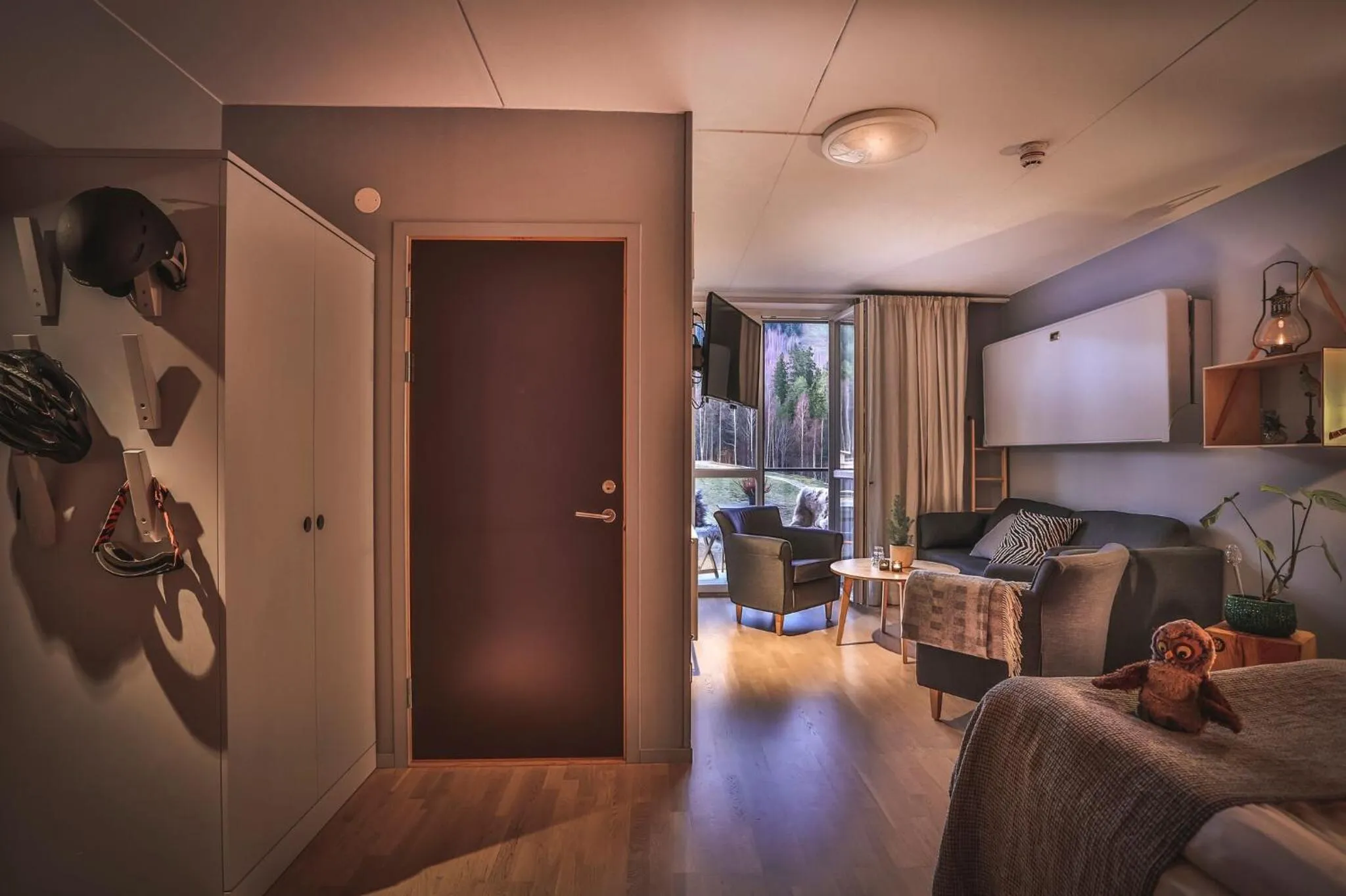 Seating area in Bergshotellet