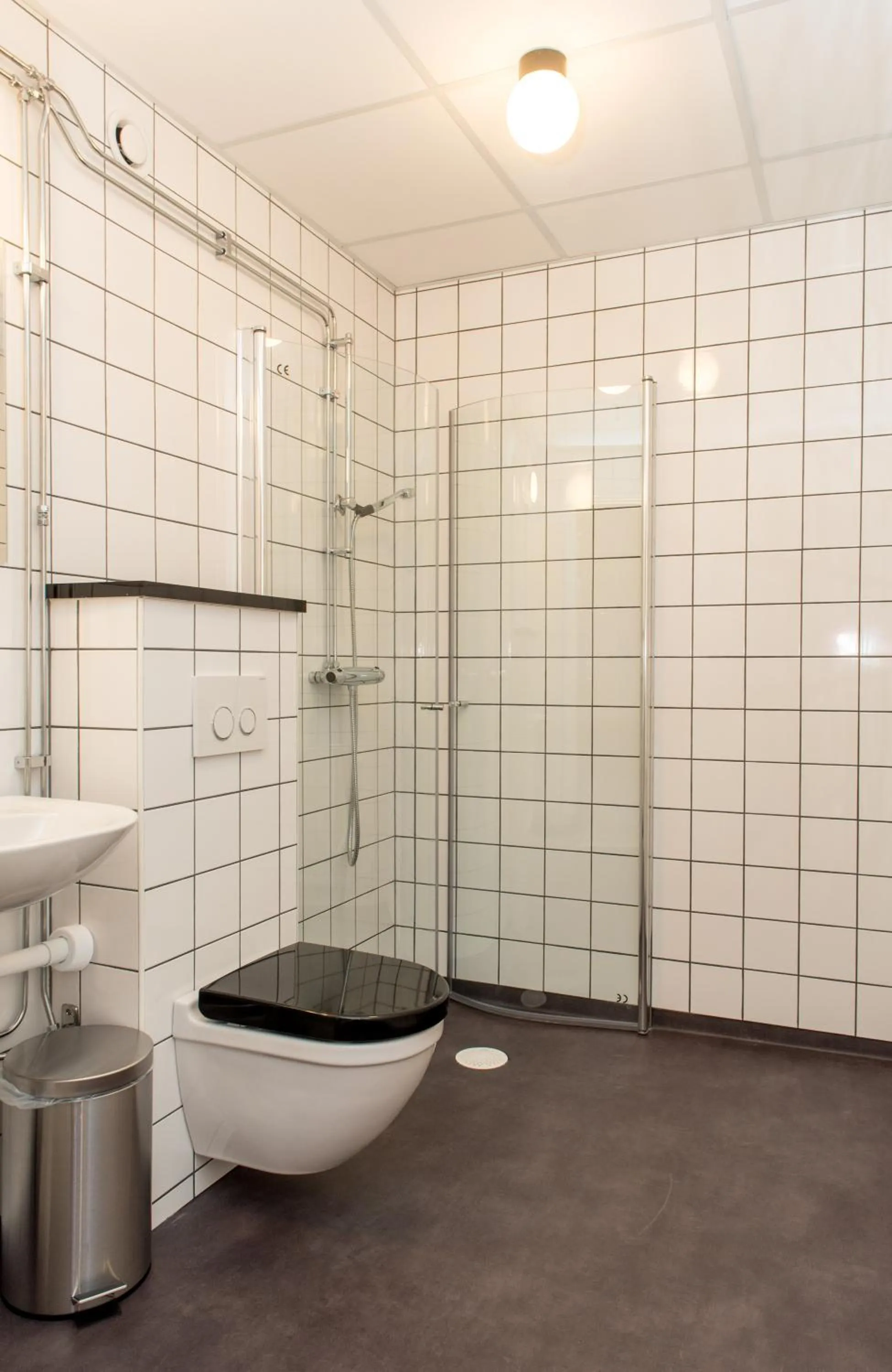 Shower in Bergshotellet