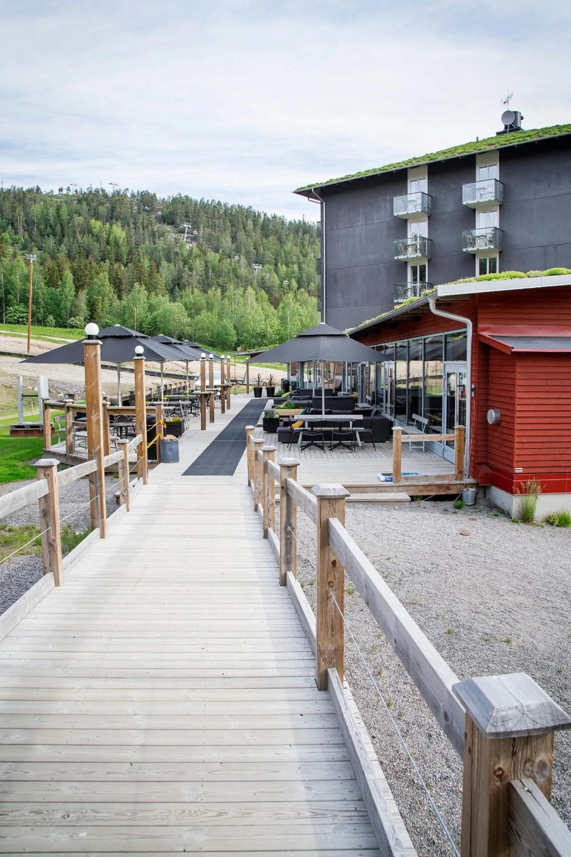 Property building in Bergshotellet