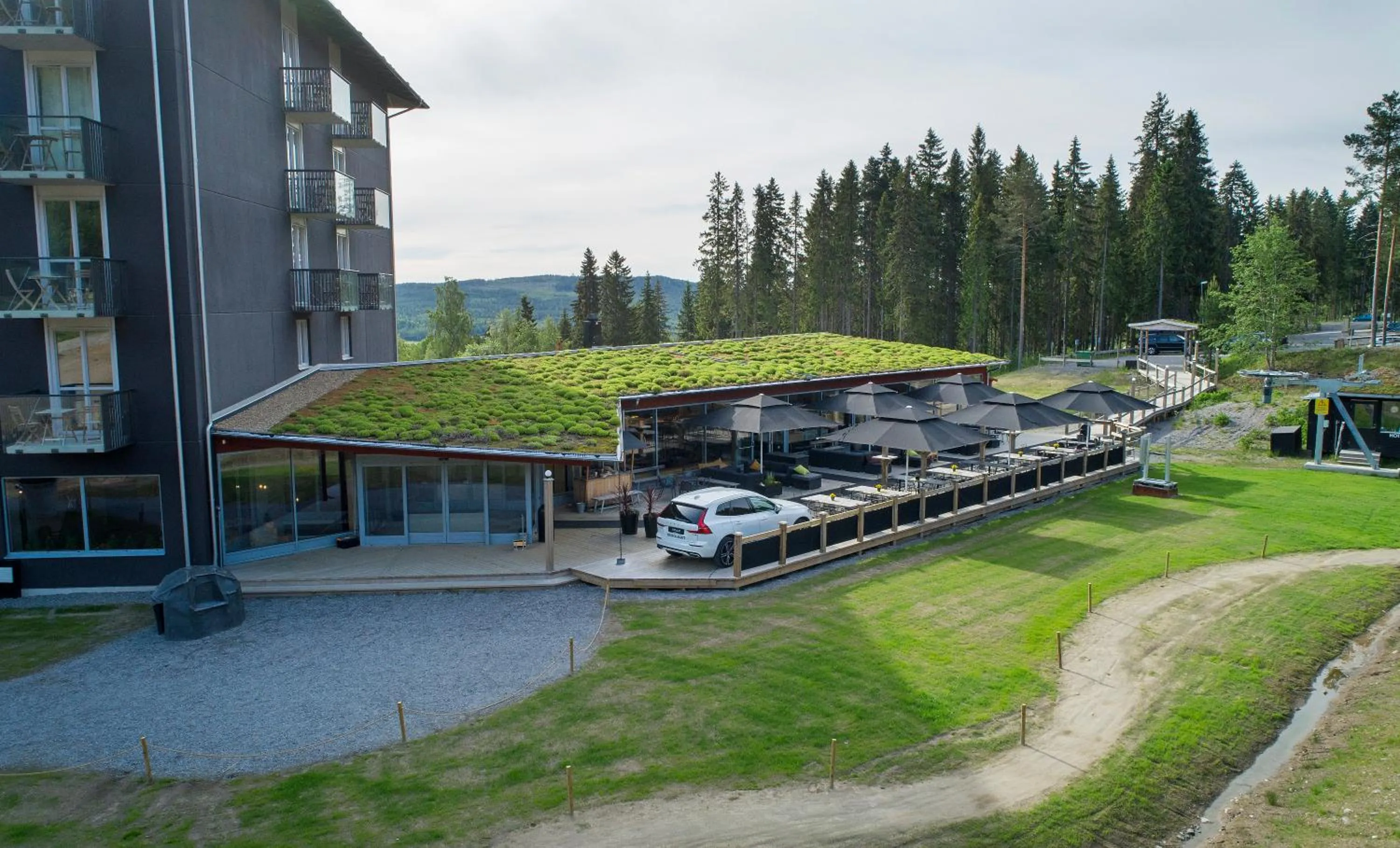 Property building in Bergshotellet