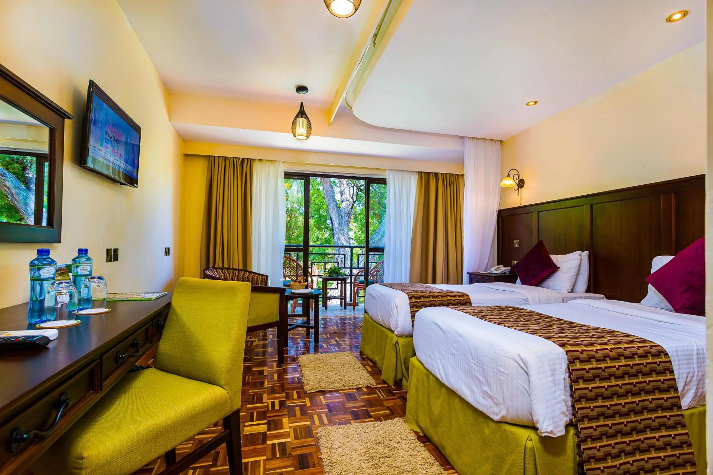 Standard Double or Twin Room with Balcony in Lake Bogoria Spa Resort Standard Double or Twin Room with Balcony in Lake Bogoria Spa Resort