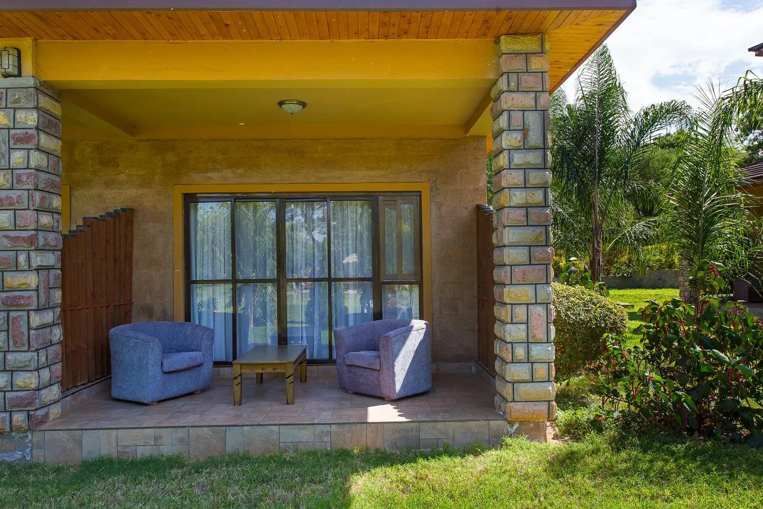 Seating area in Lake Bogoria Spa Resort