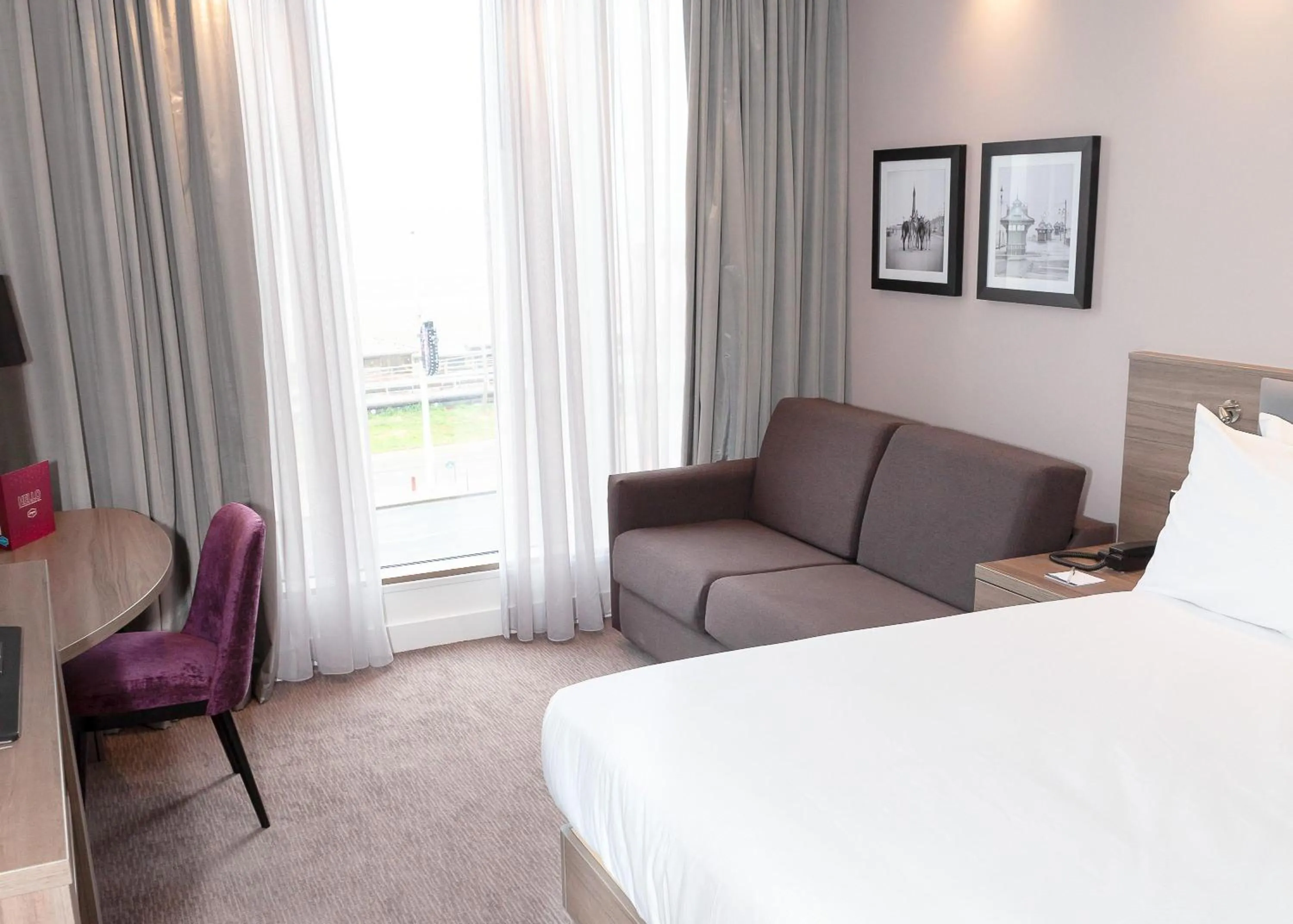 Bedroom, Bed in Hampton By Hilton Blackpool