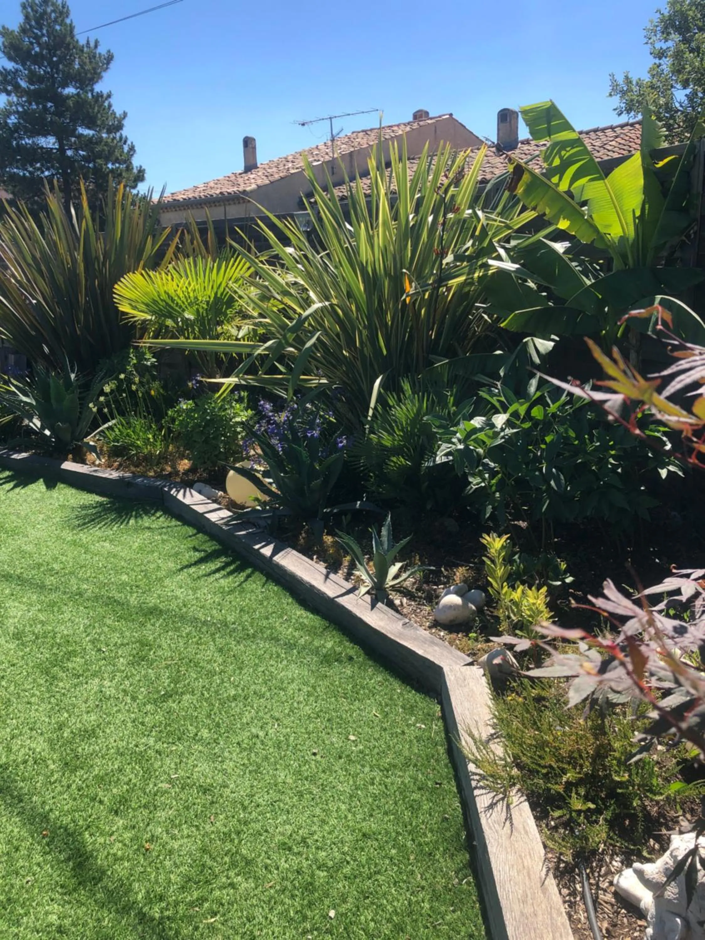 Garden in les costebelles