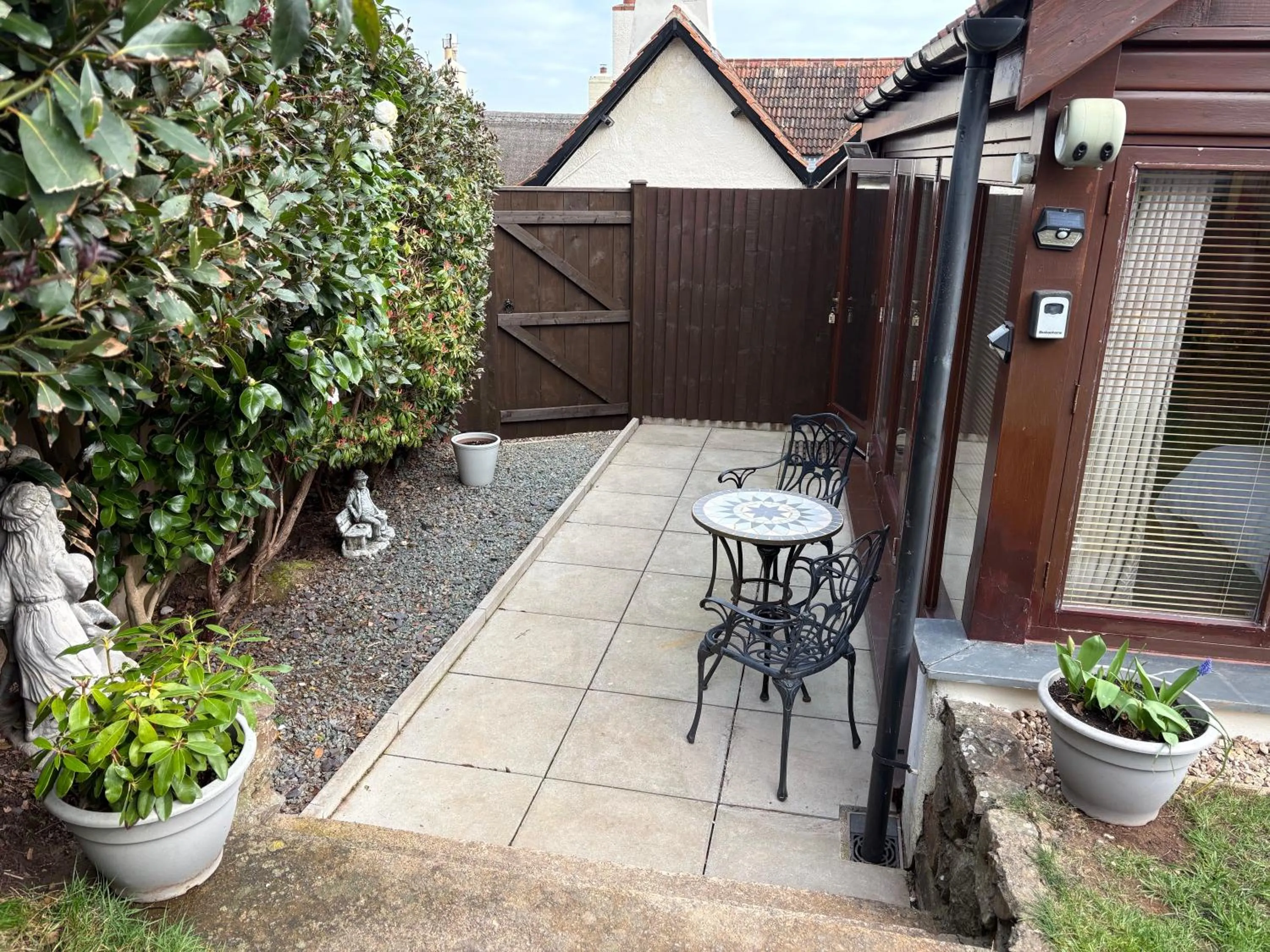 Patio in Whortleberry Studio B & B