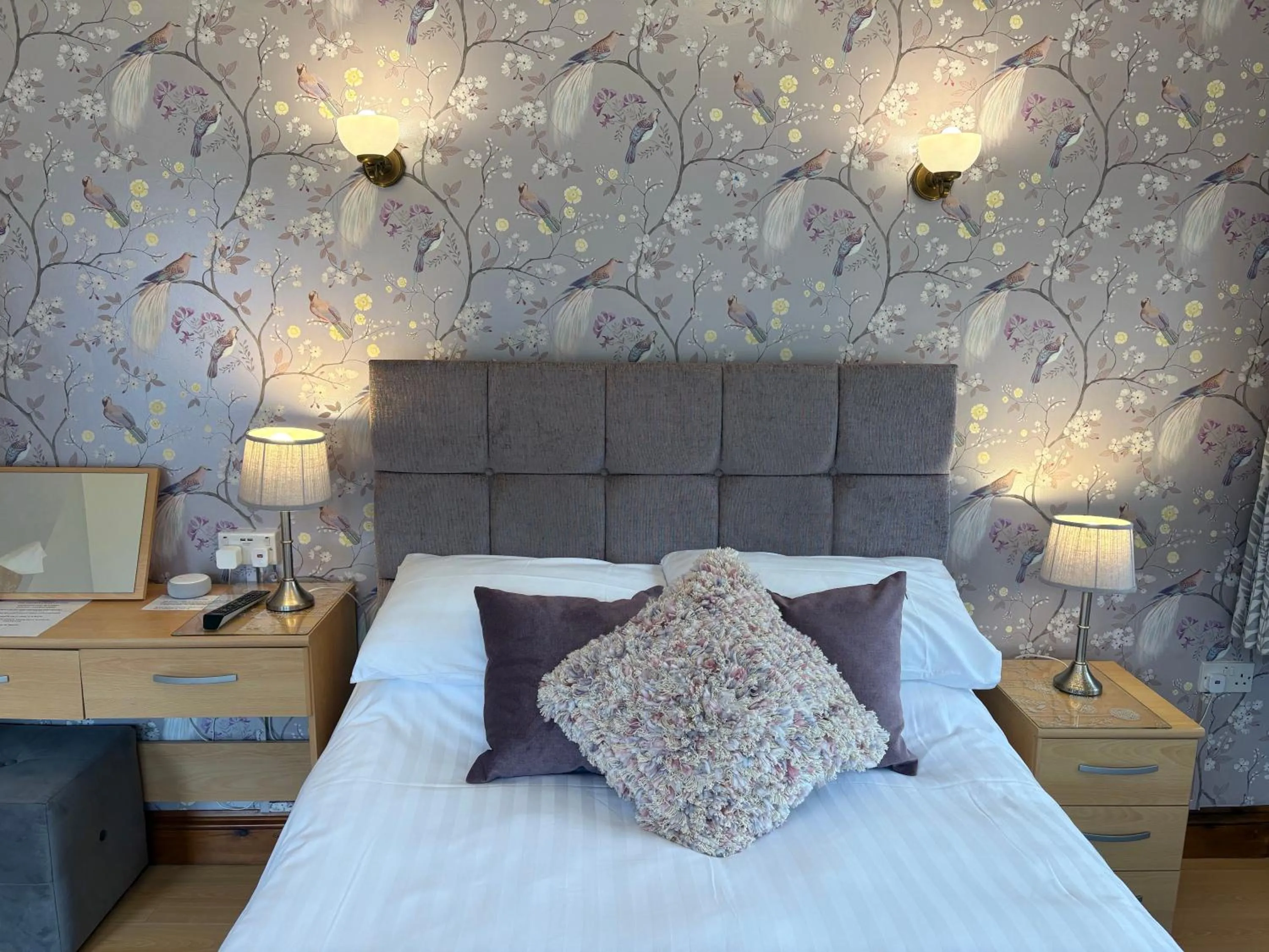 Bed in Whortleberry Studio B & B