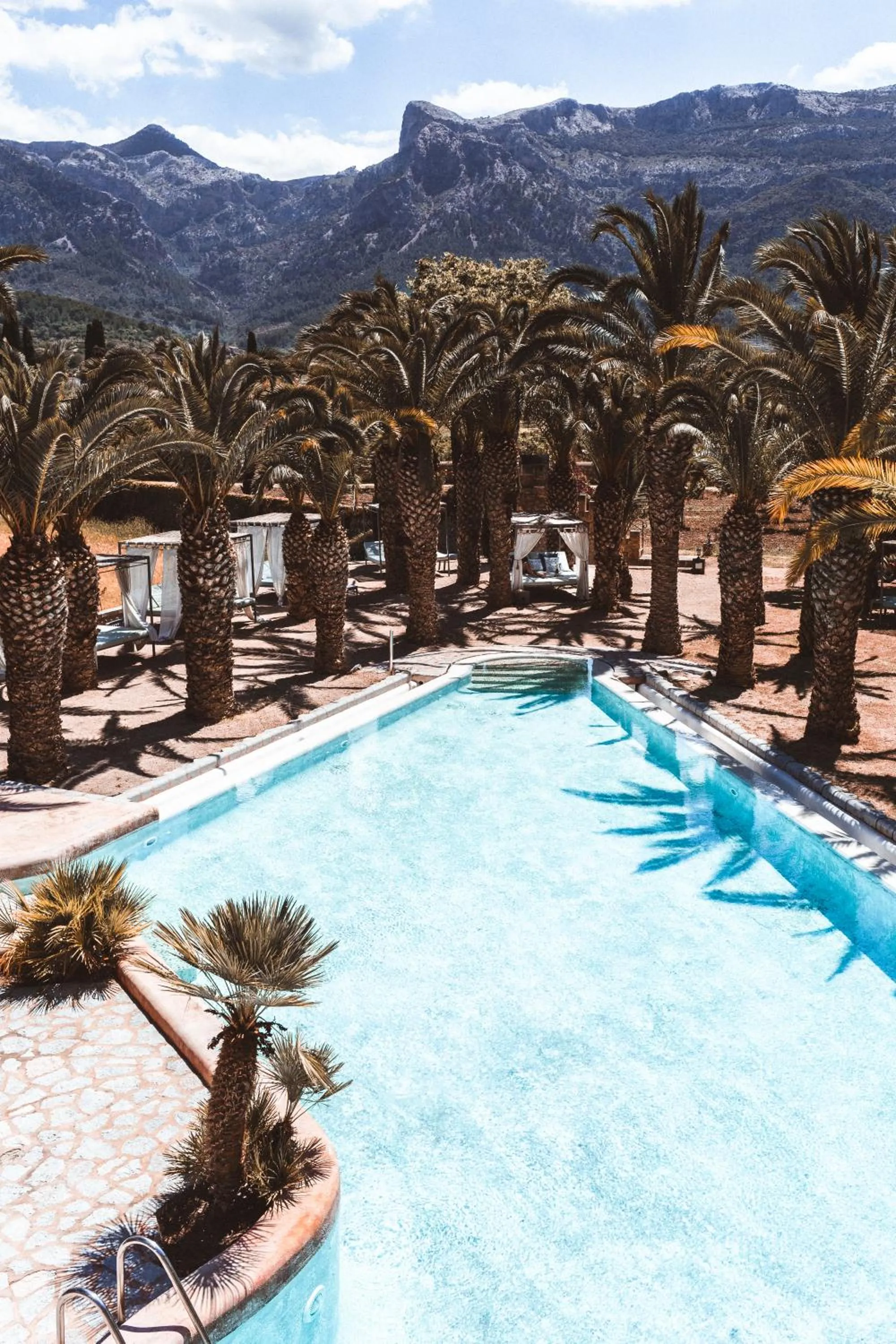 Pool view in Hotel Finca Ca N'ai - Adults Only