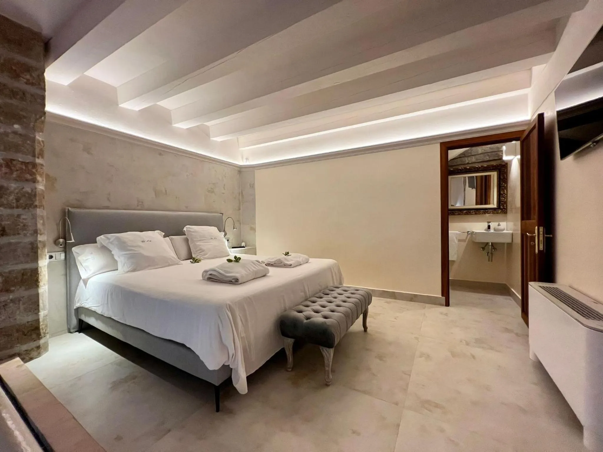 Bed in Hotel Finca Ca N'ai - Adults Only