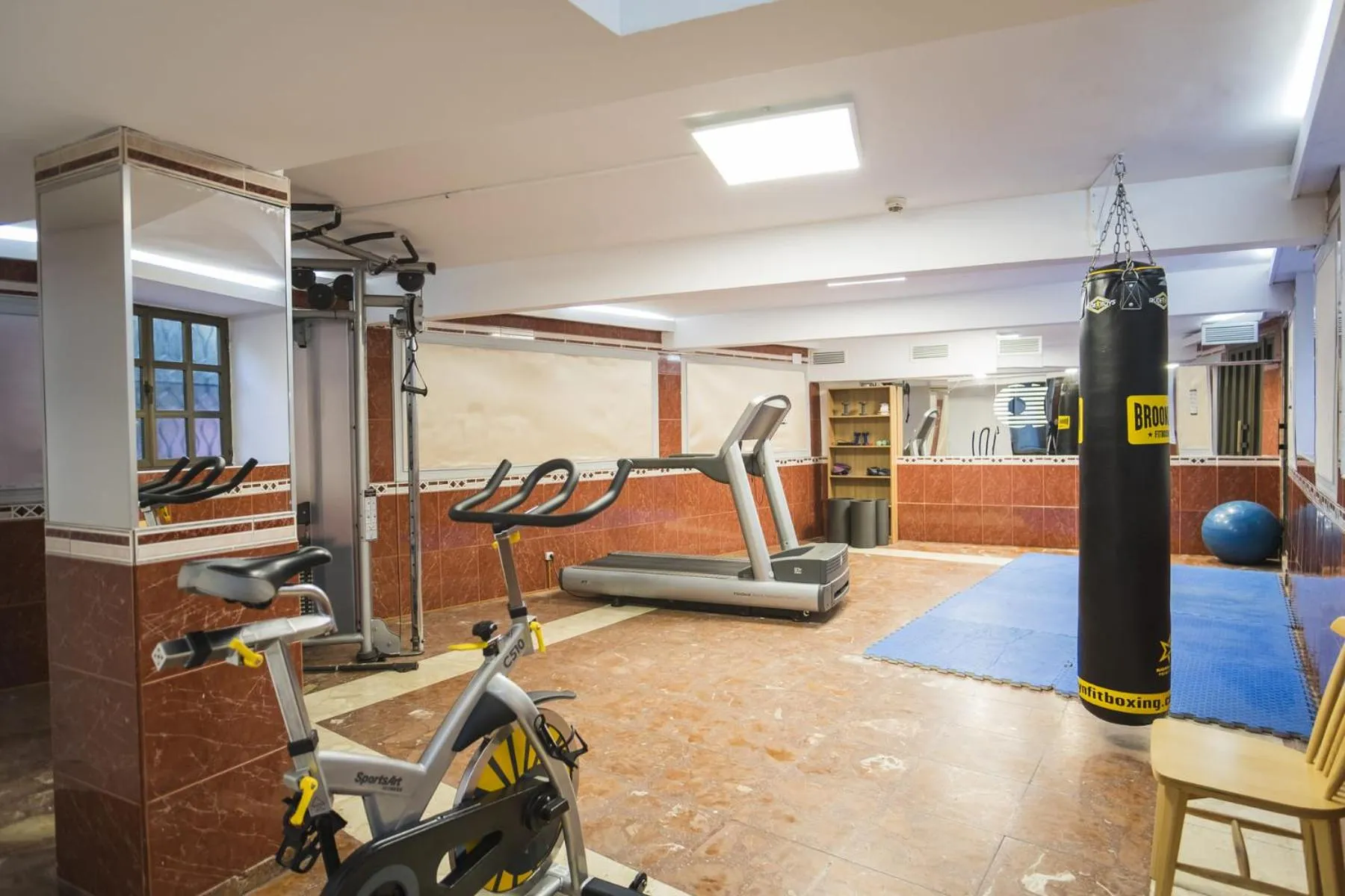 Fitness centre/facilities in Hotel Alda Centro Ponferrada