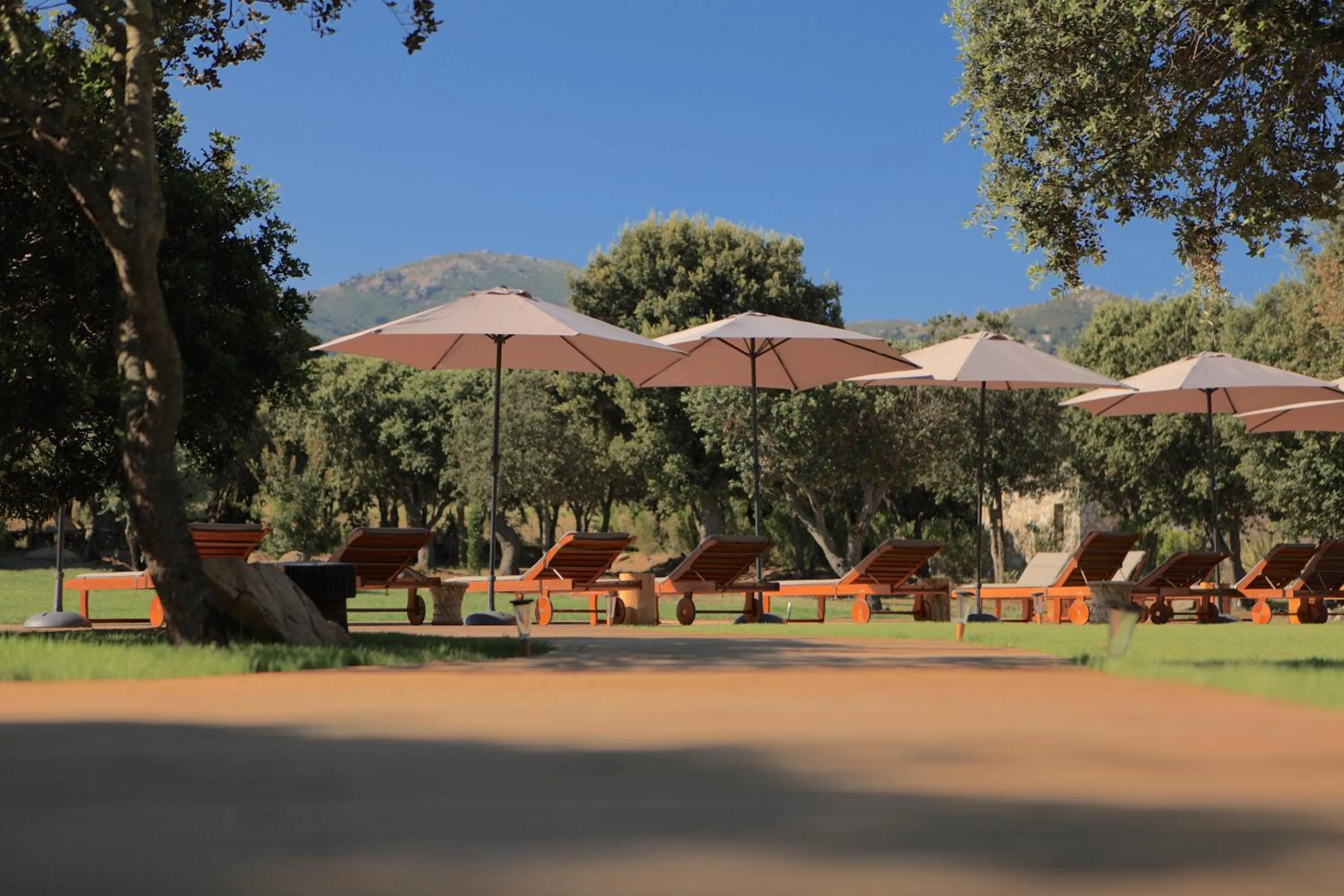 Pool view in Casa Legna