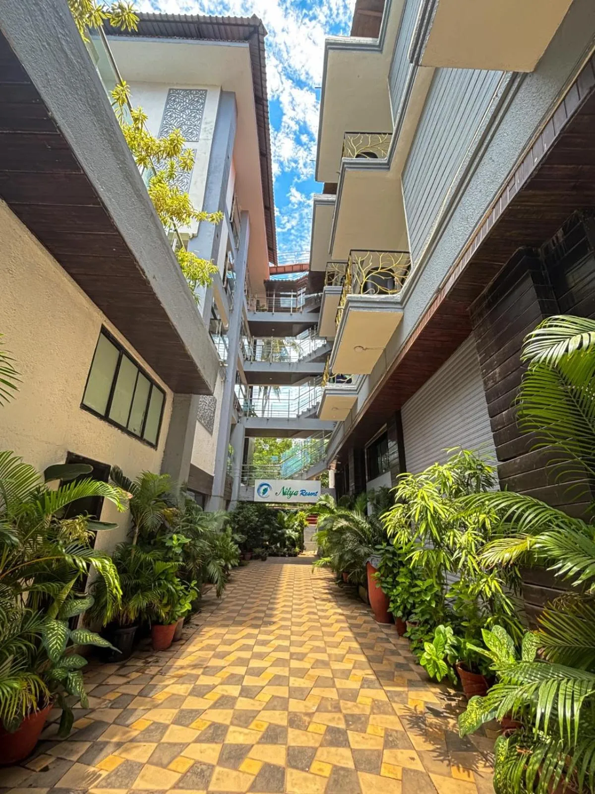 Property building in Nitya Resort, Calangute