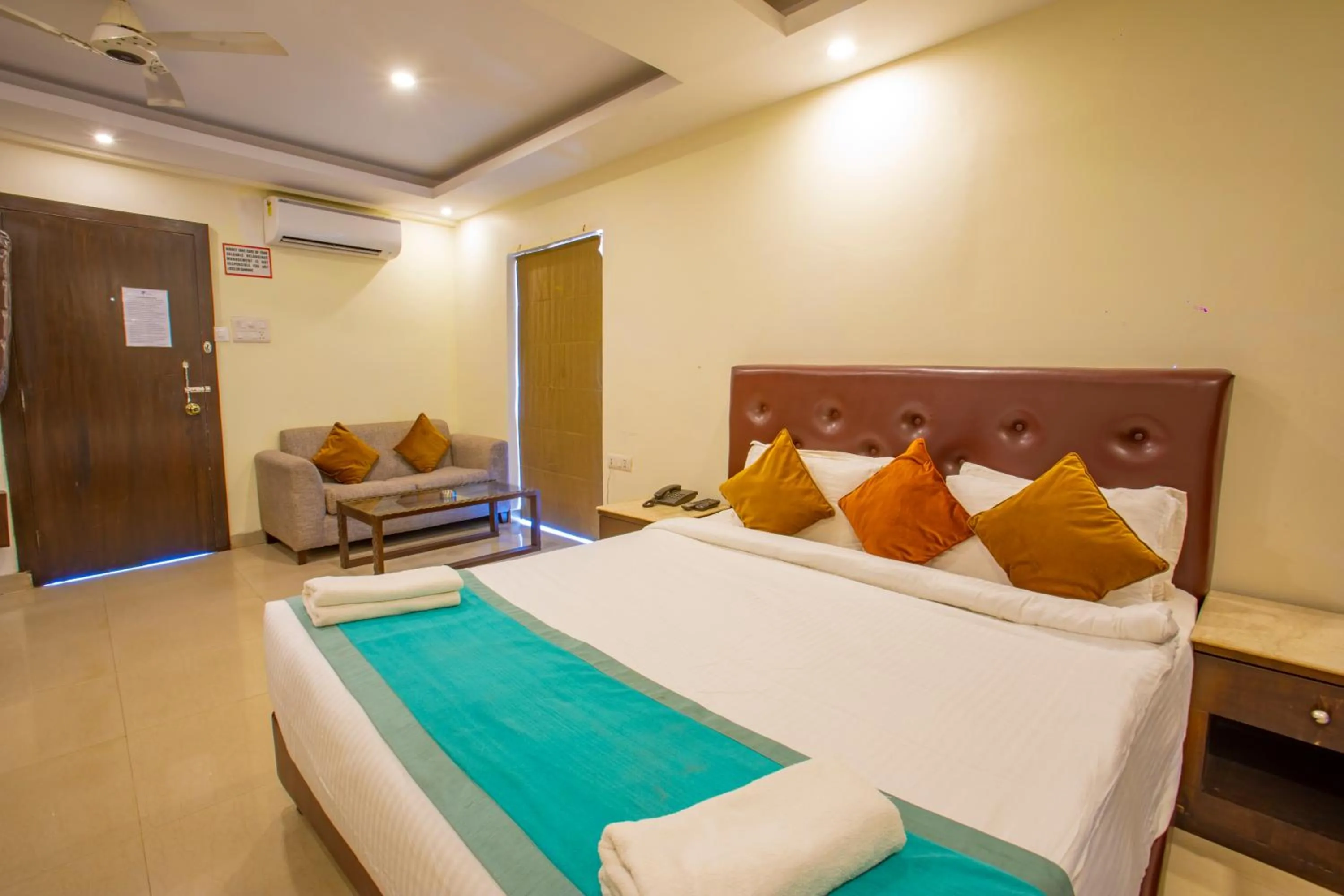 Bed in Nitya Resort, Calangute