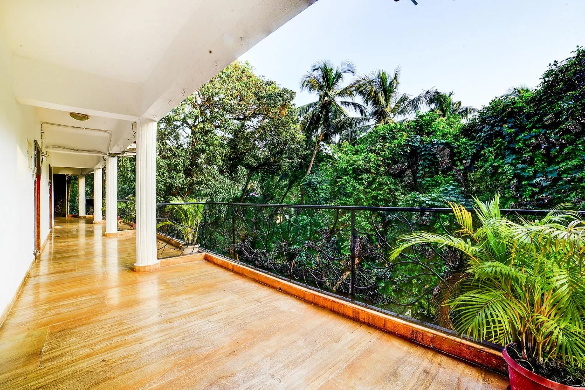 Garden view in Nitya Resort, Calangute