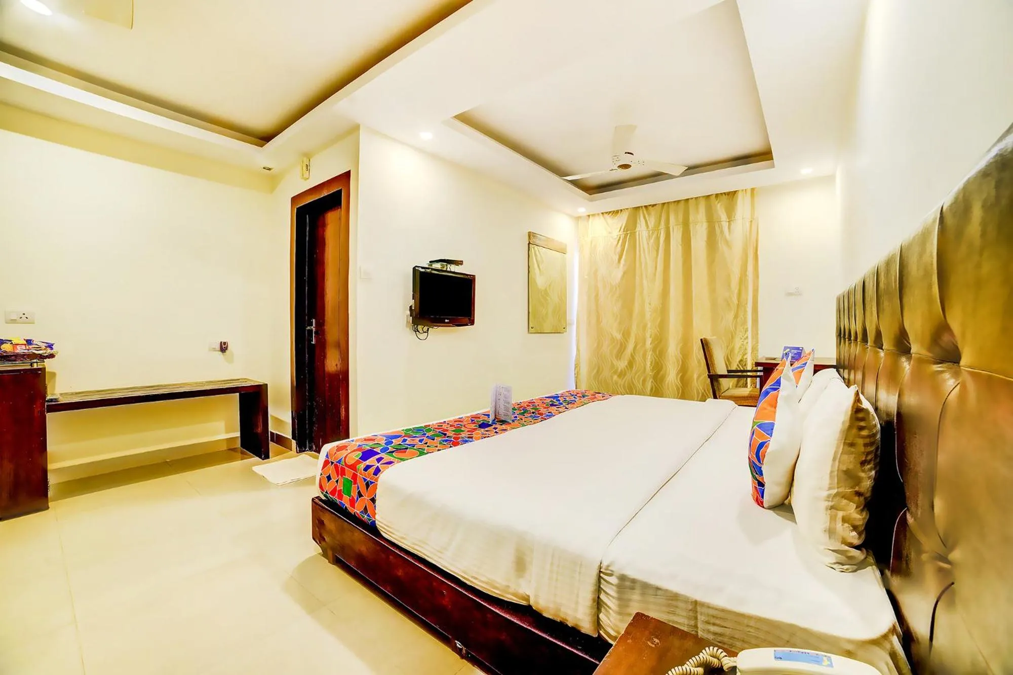 Bed in Nitya Resort, Calangute