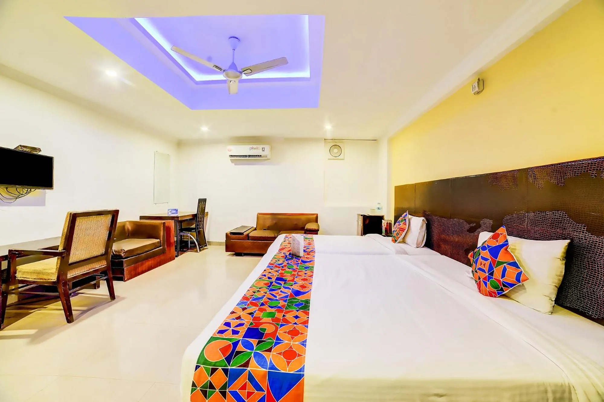 Bedroom in Nitya Resort, Calangute