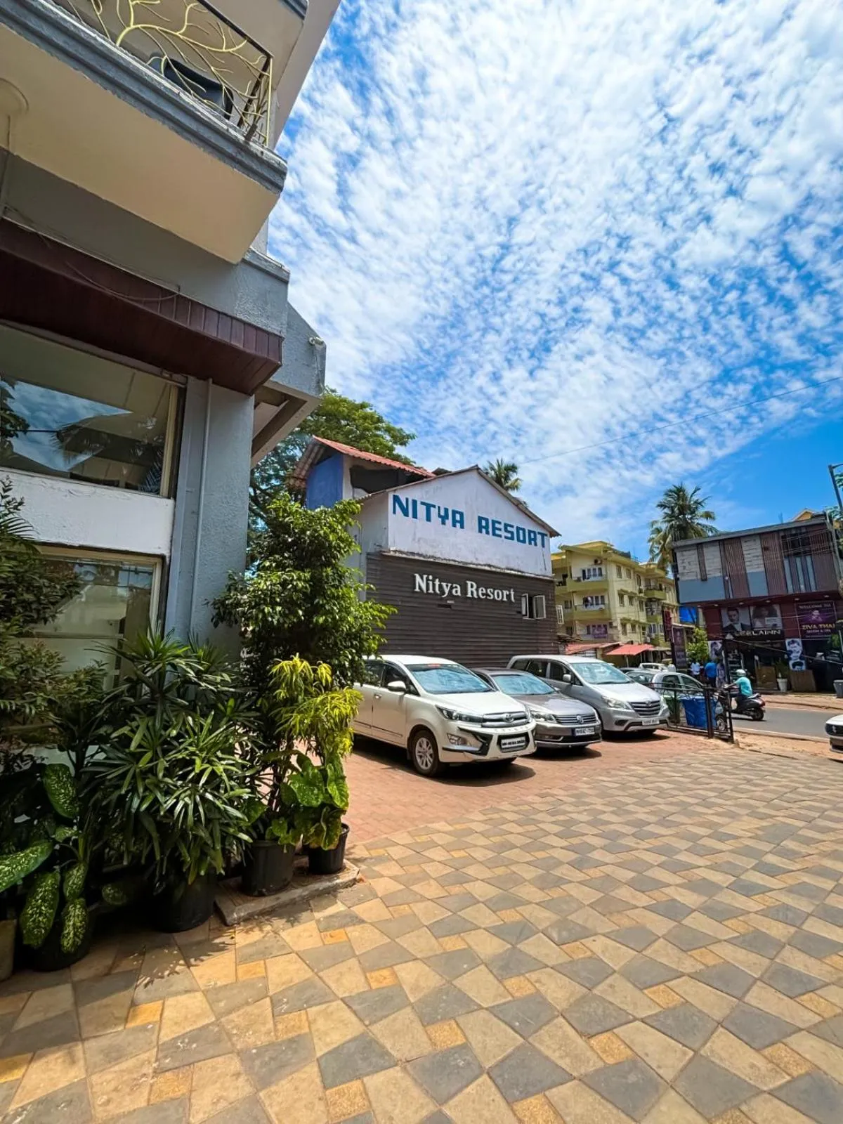 Property building in Nitya Resort, Calangute