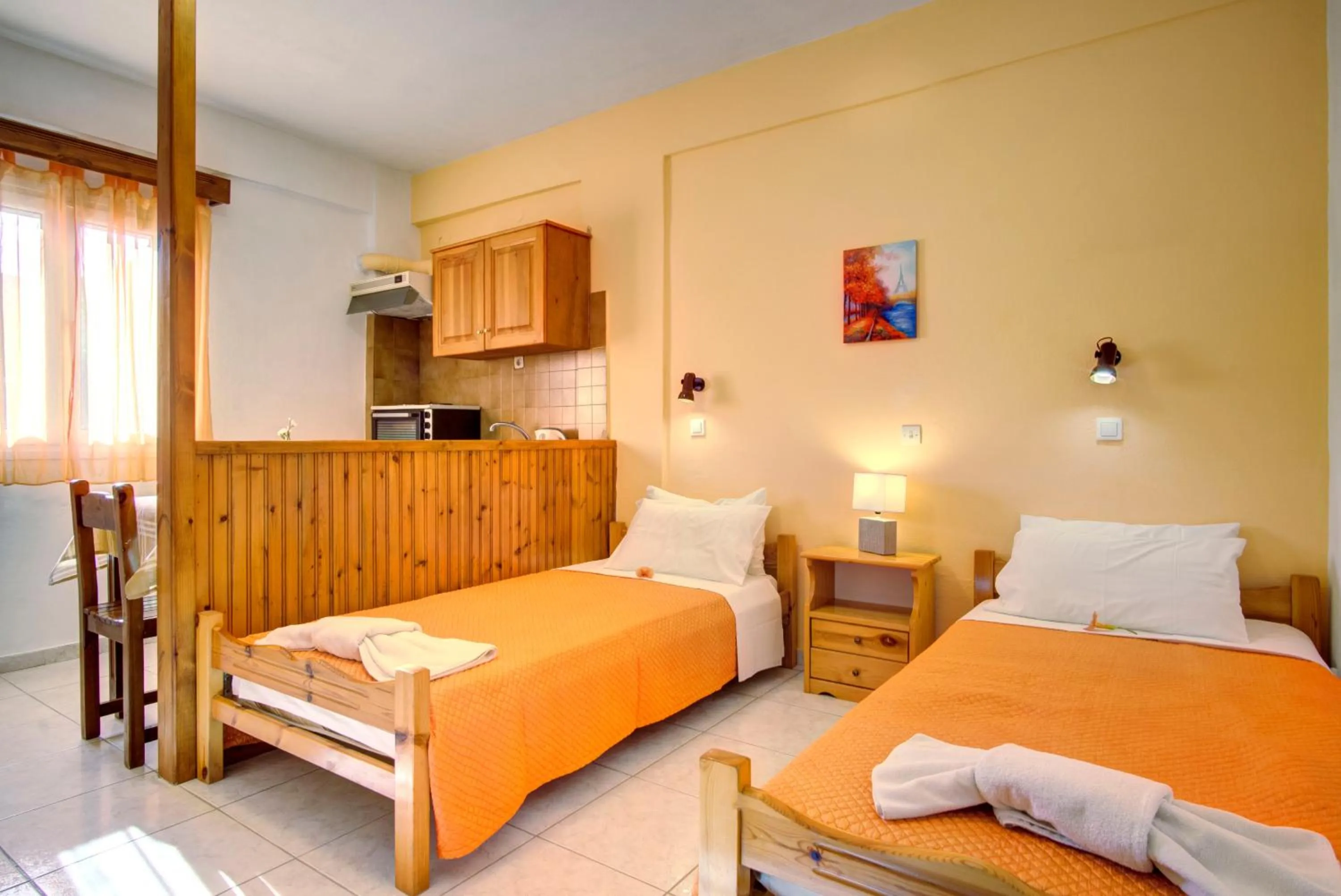 Bed in Blue Dream Apartments