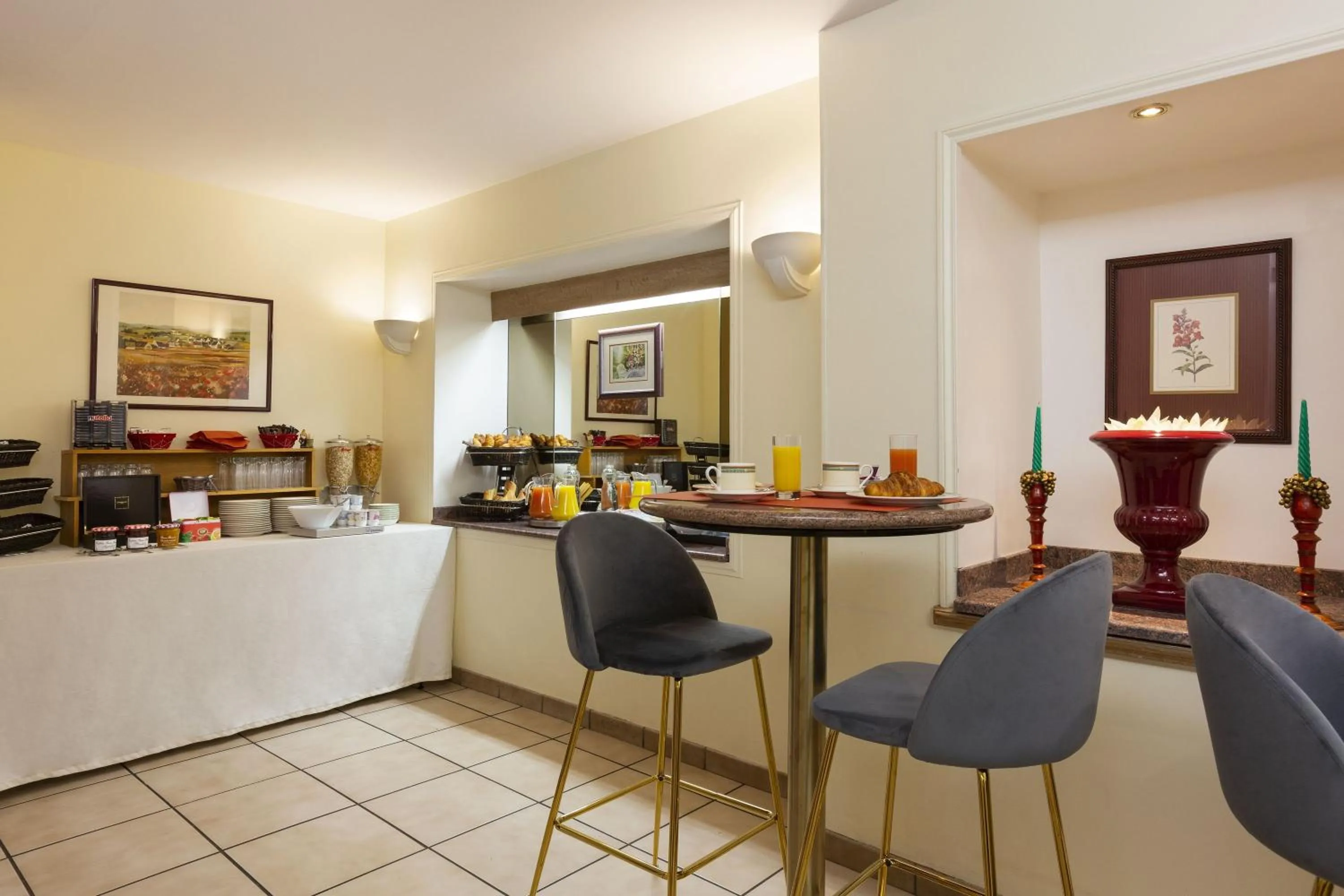 Breakfast in Résidence du Pré