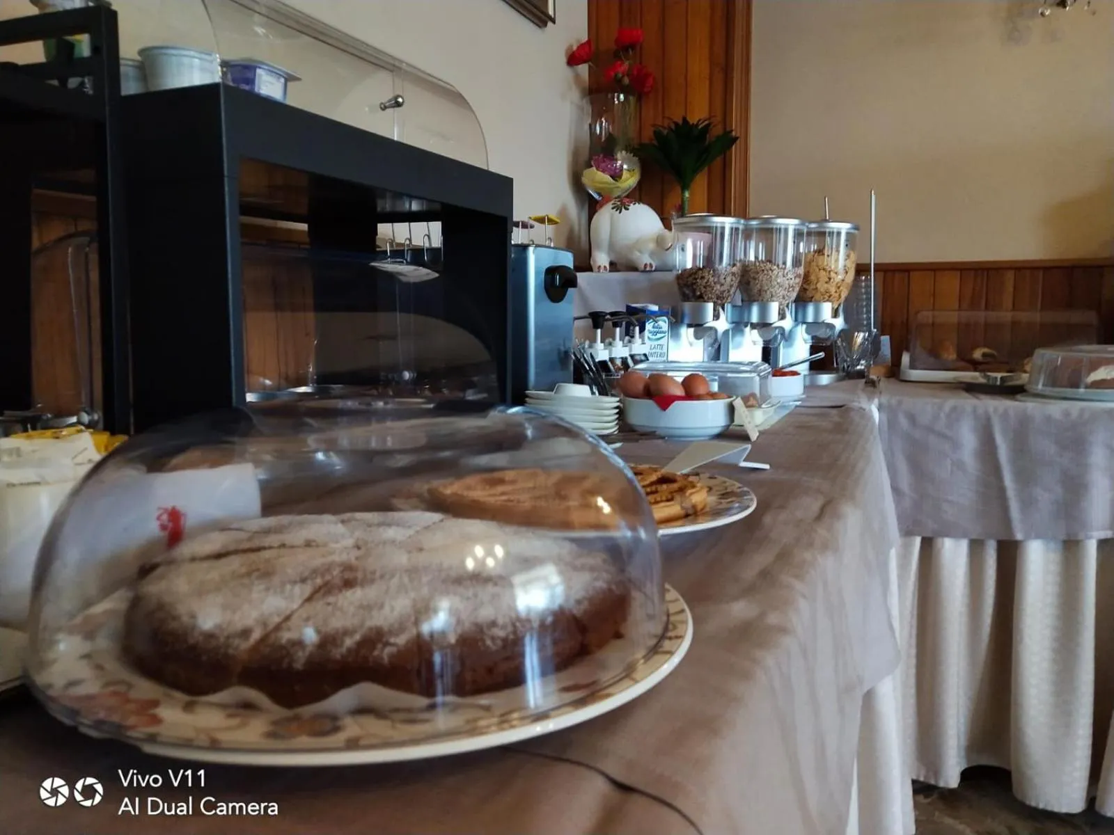 Buffet breakfast in Hotel Garden