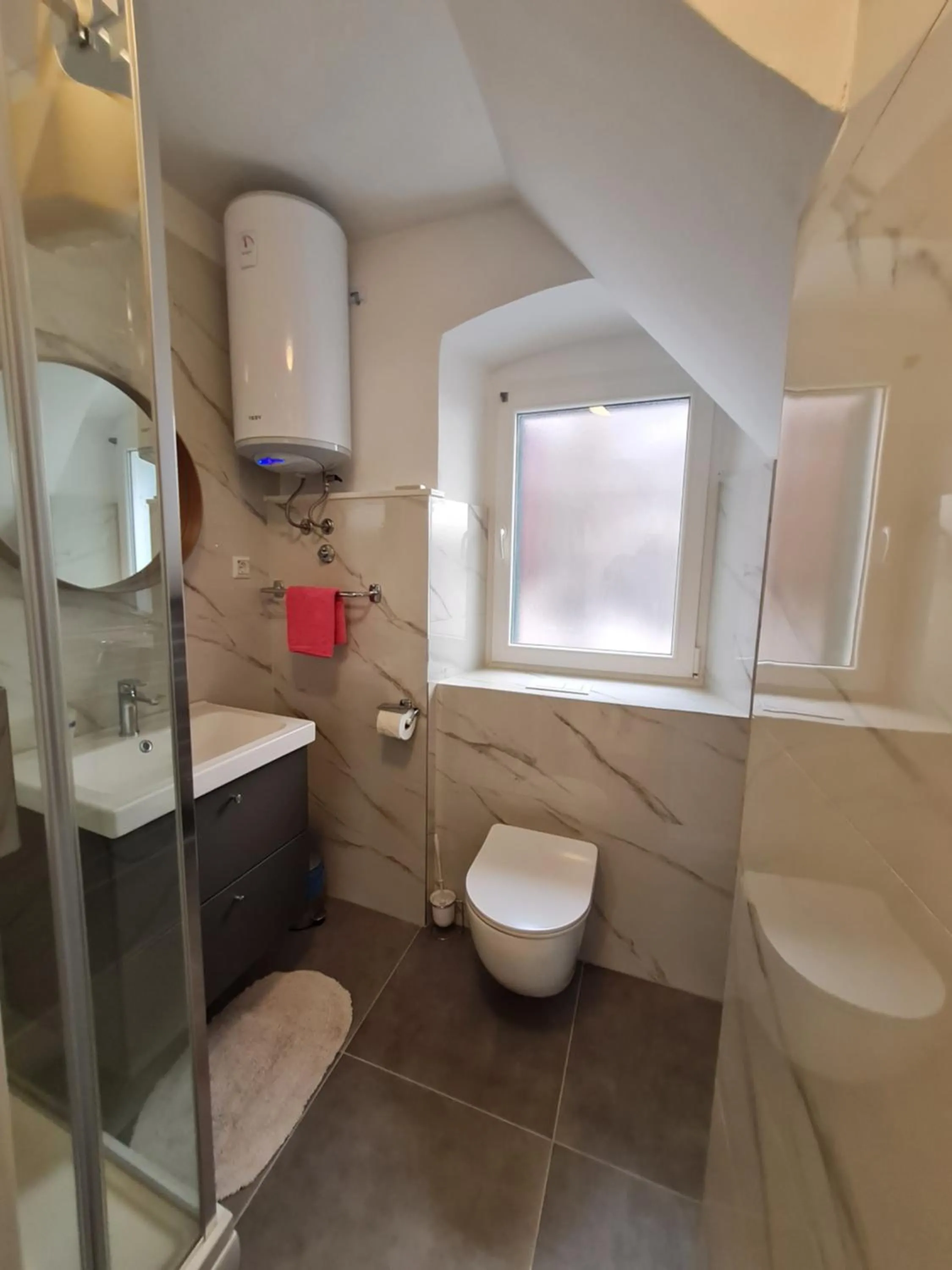 Bathroom in Apartments Lana
