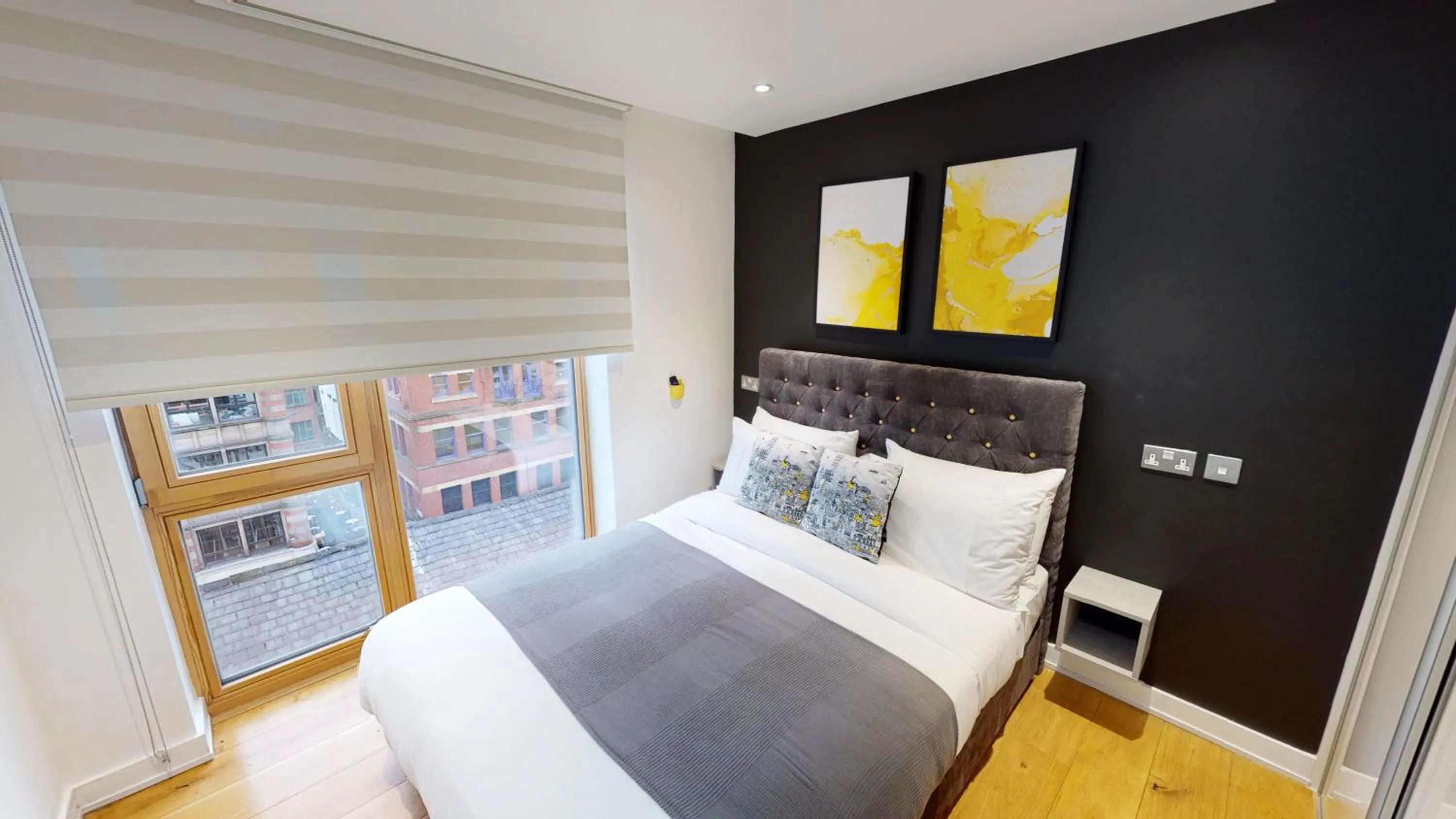 Bed in Quay Apartments Manchester