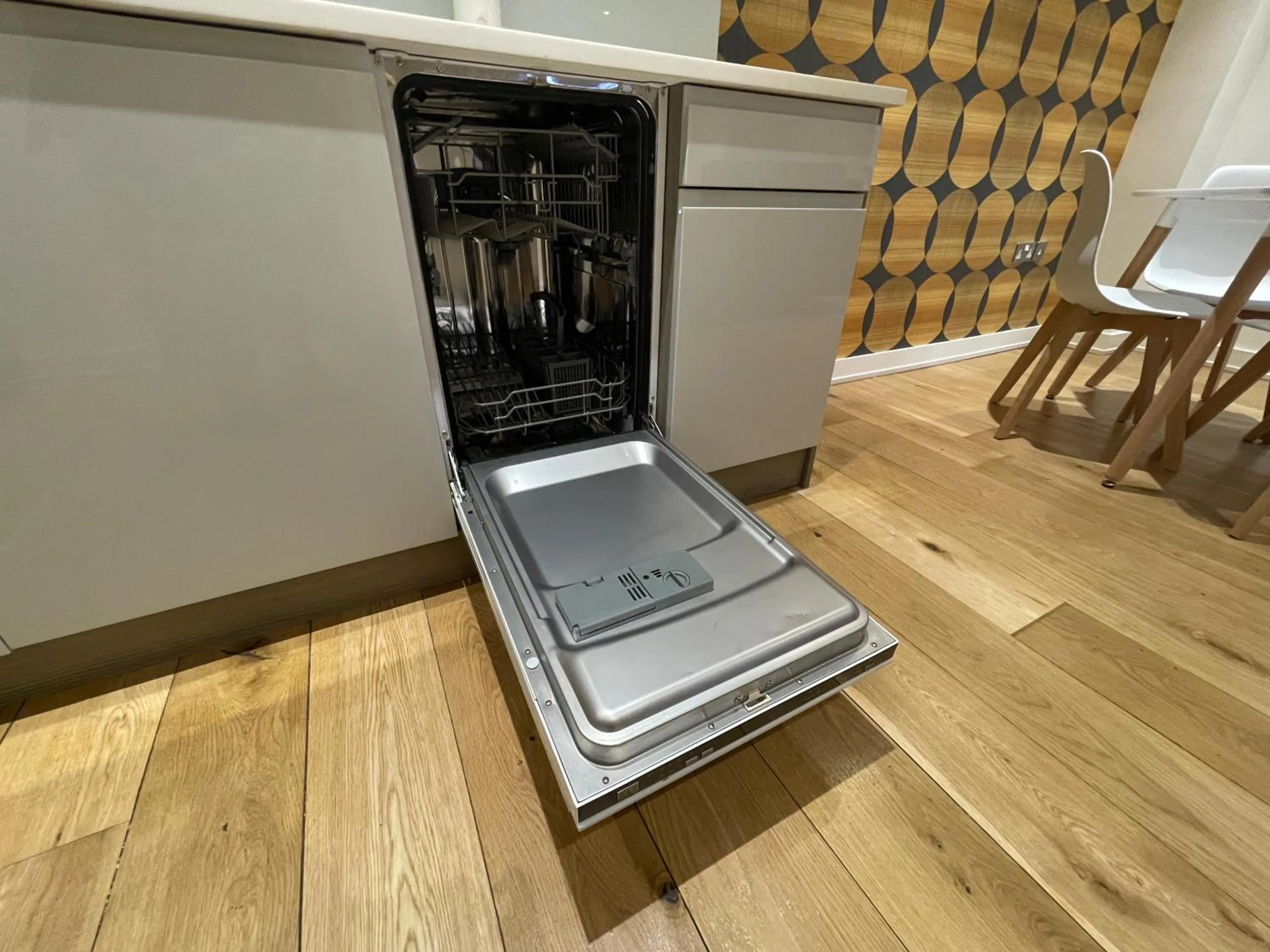 dishwasher in Quay Apartments Manchester