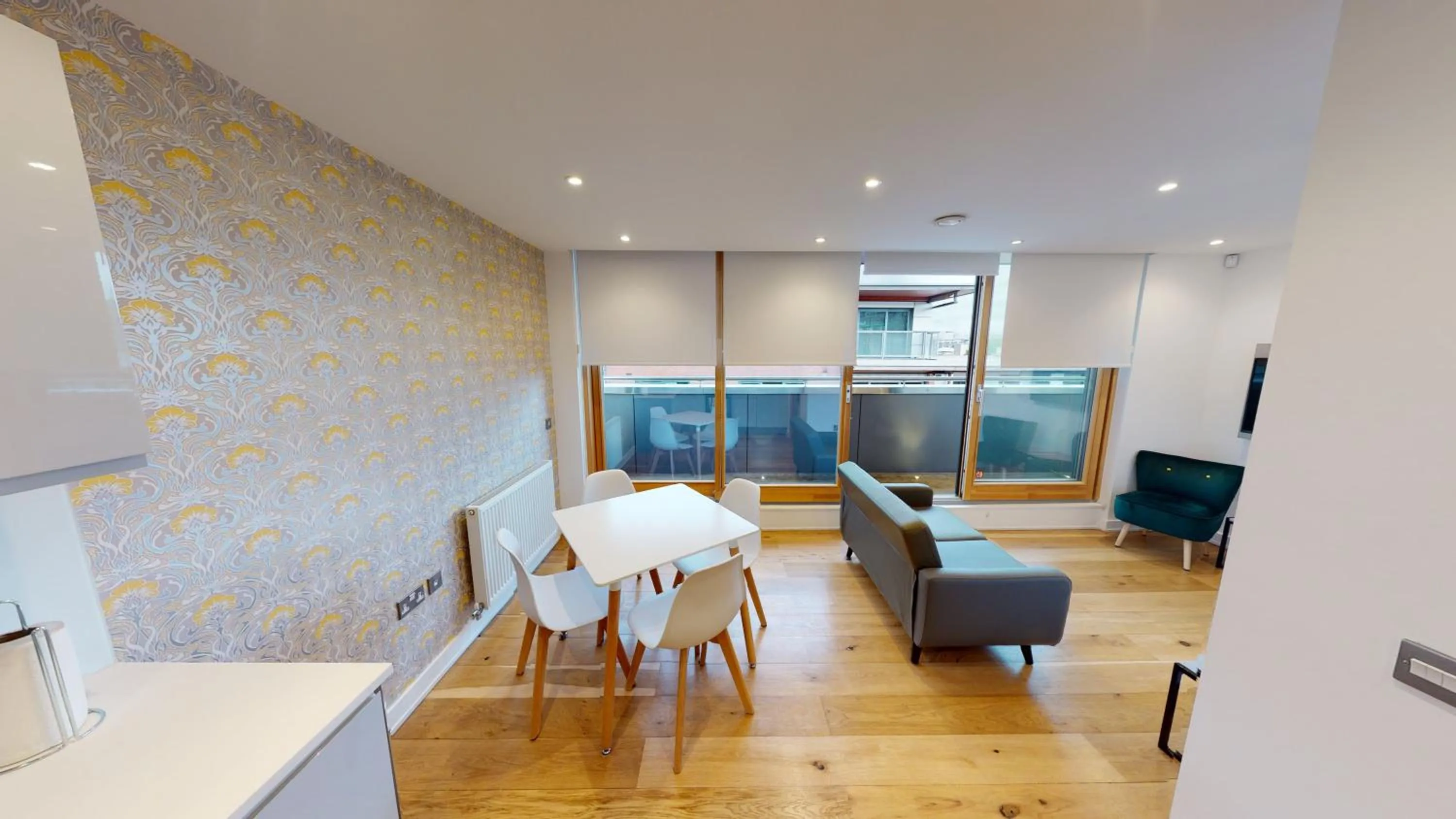 Dinner in Quay Apartments Manchester