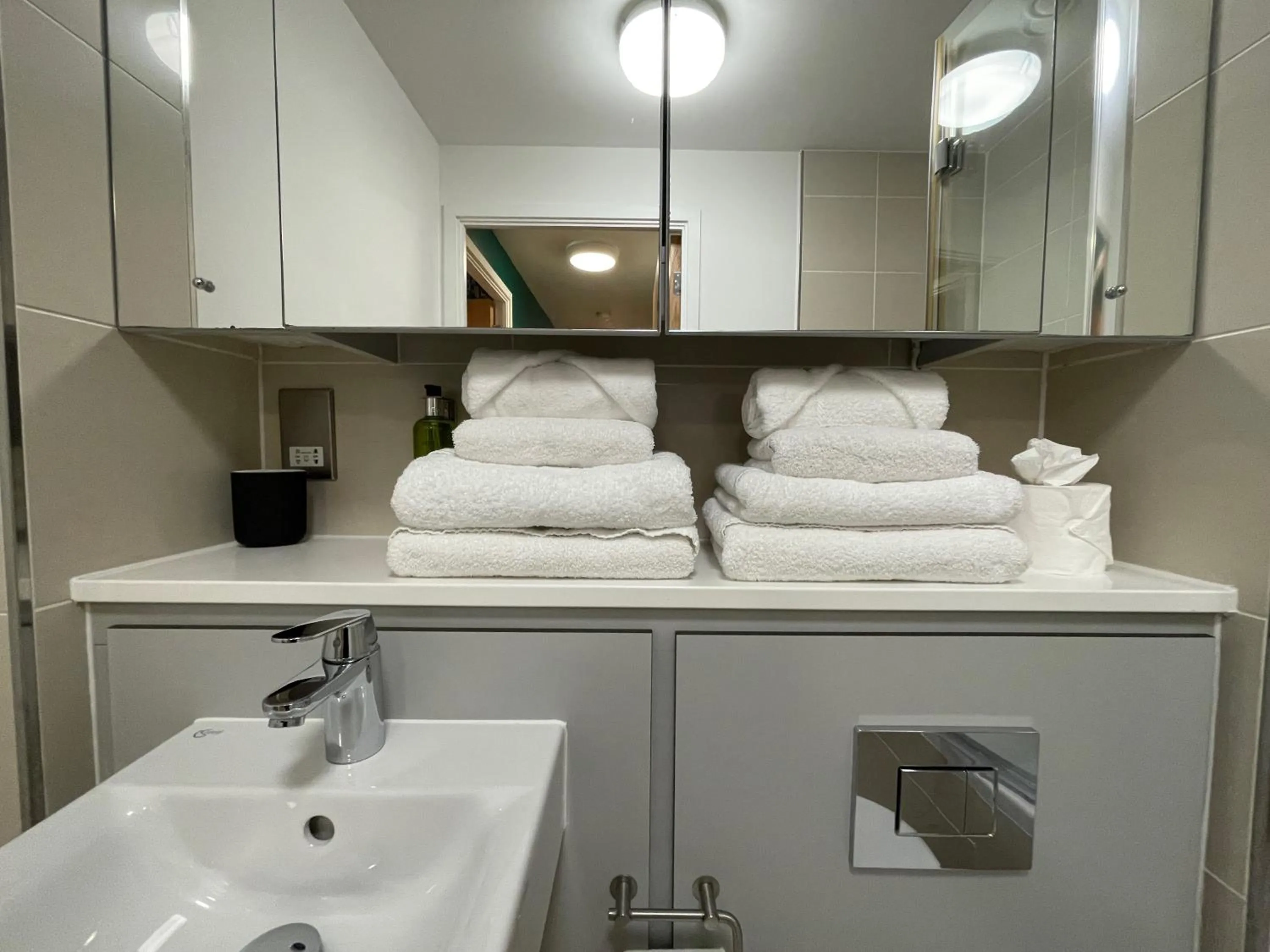 Toilet in Quay Apartments Manchester