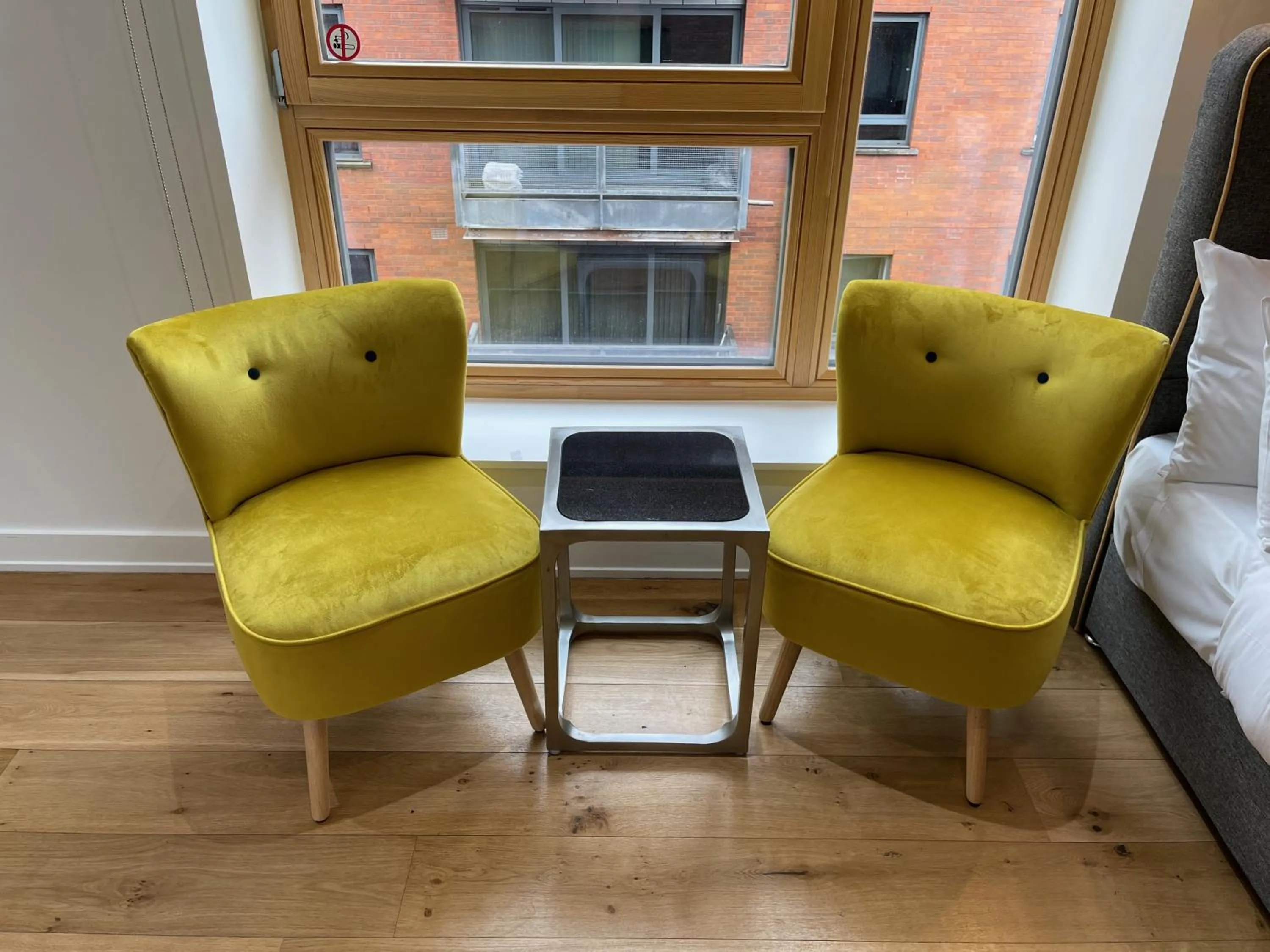 Living room in Quay Apartments Manchester