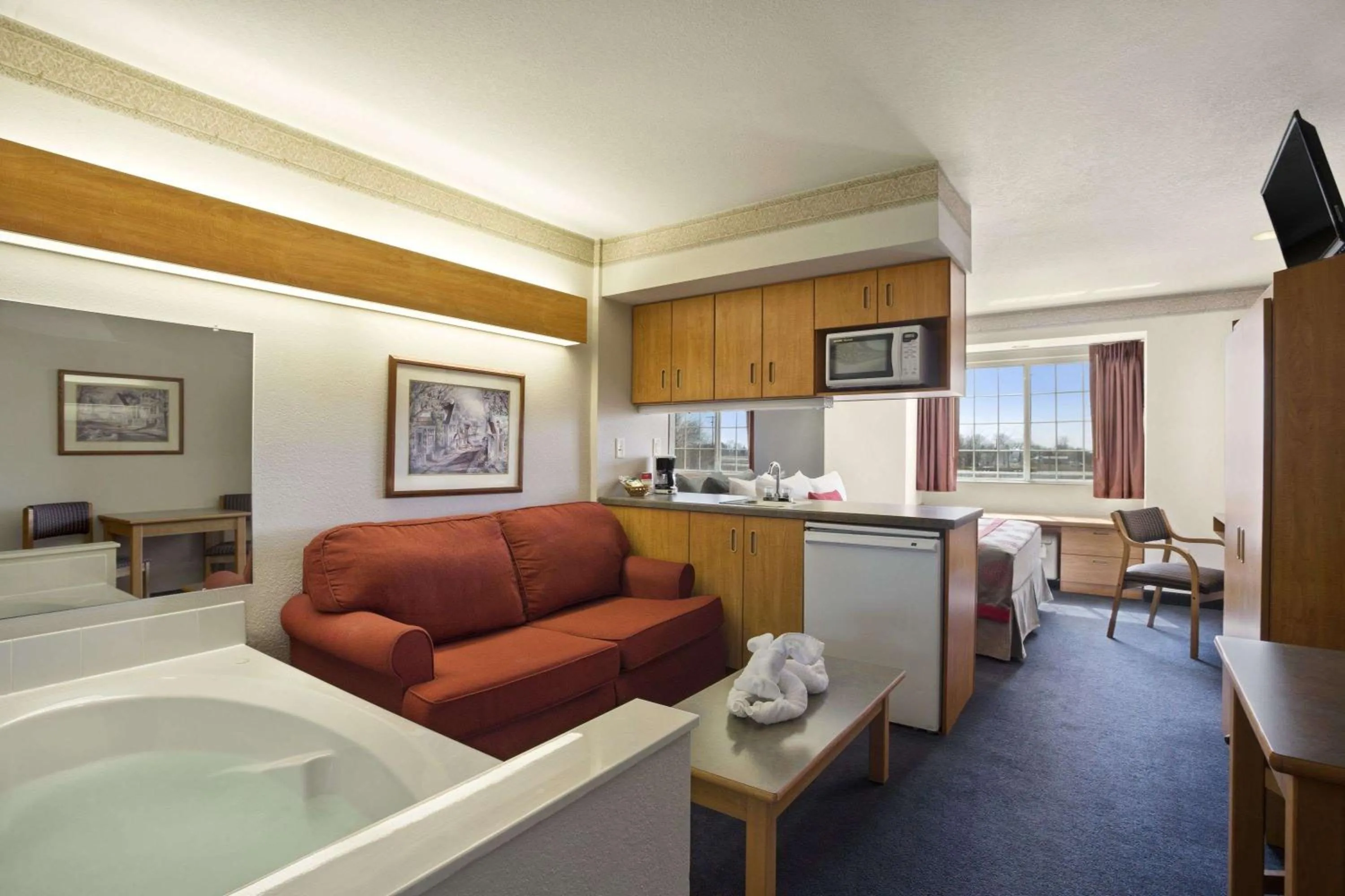 Photo of the whole room in Ramada Limited by Wyndham, Bloomington I-55 & I-74 IL