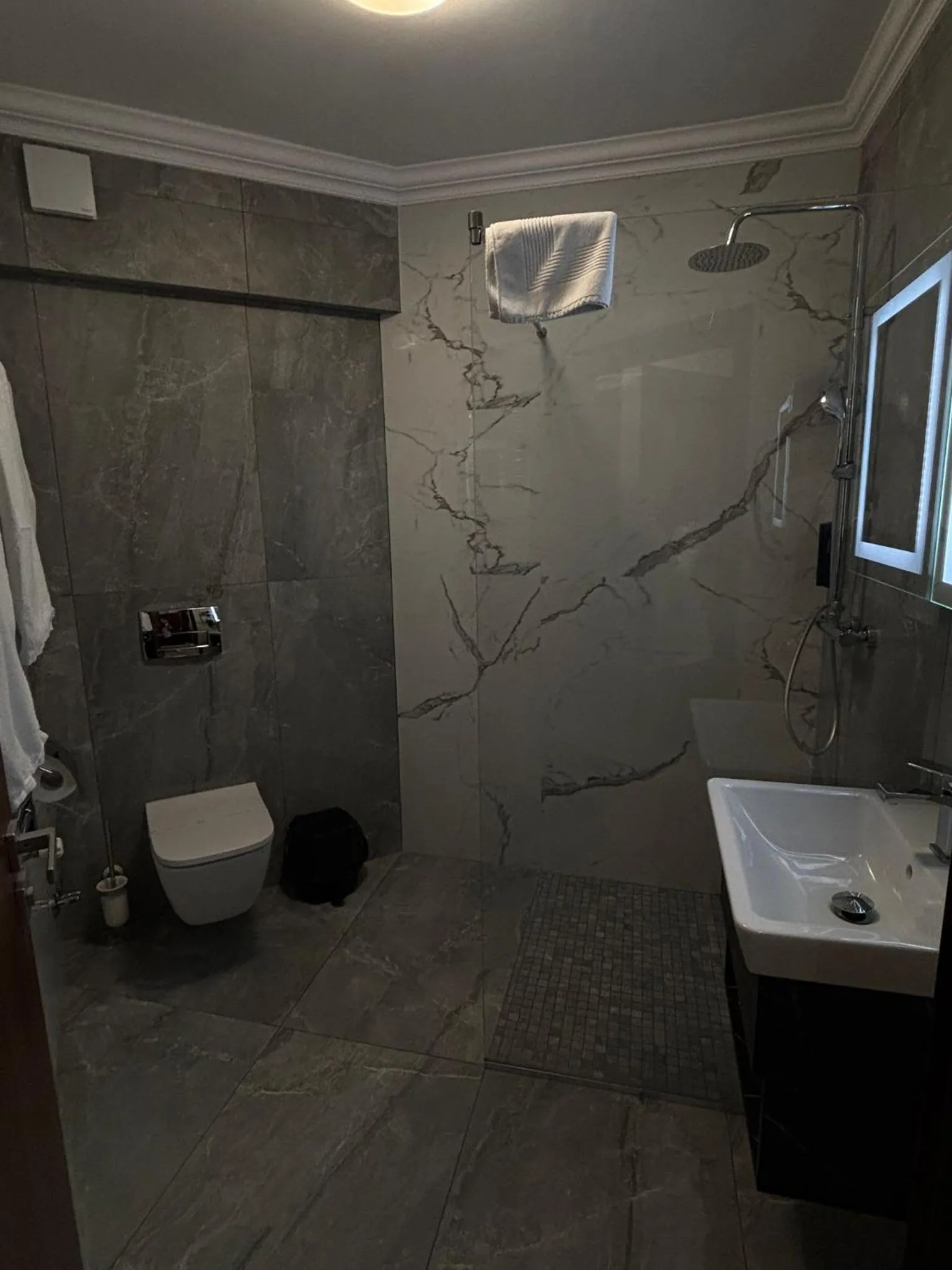 Toilet in Hotel President