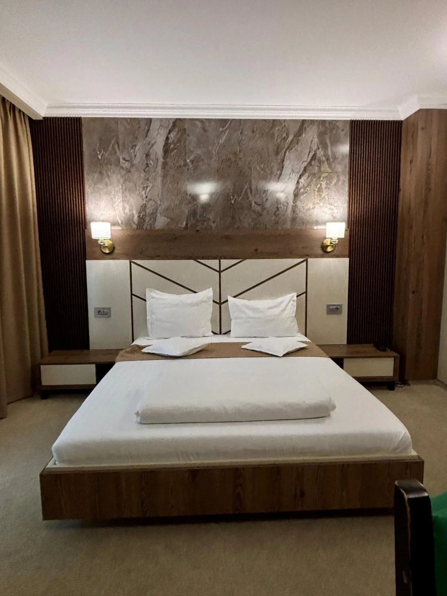 Bed in Hotel President