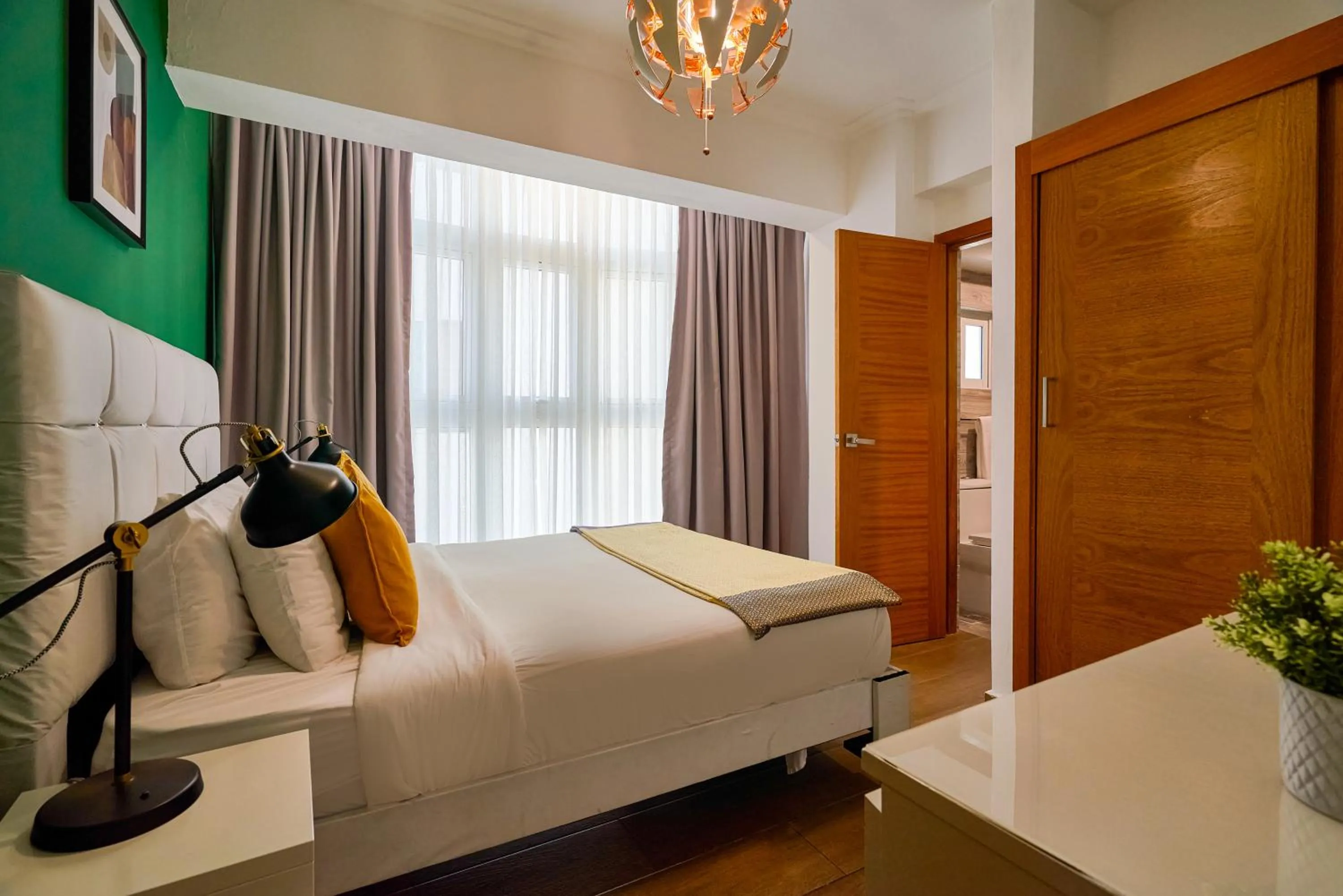 Bed in Central Park Tower