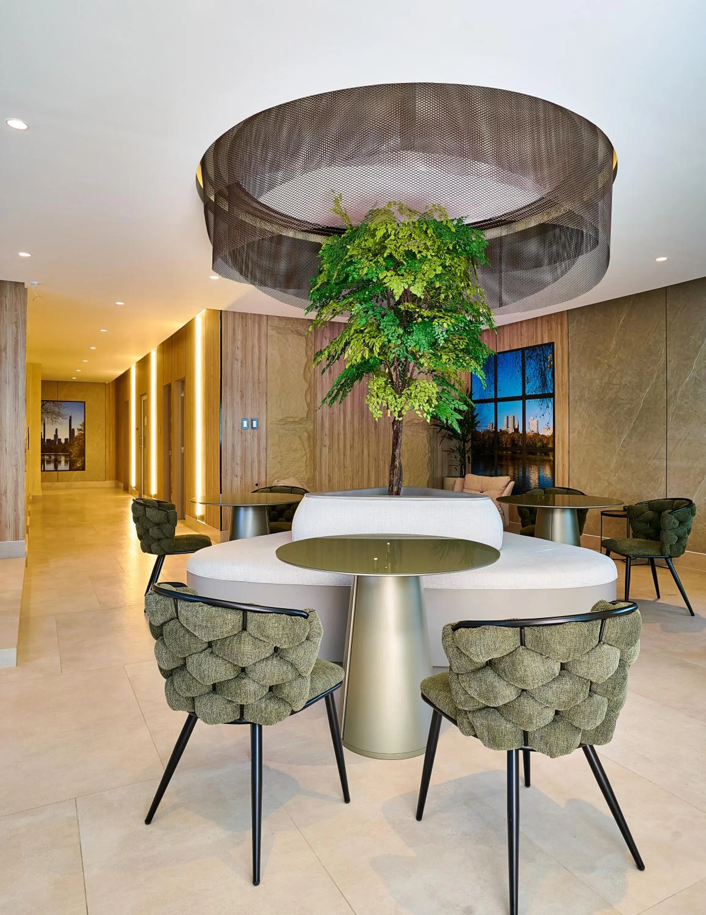 Communal lounge/ TV room in Central Park Tower