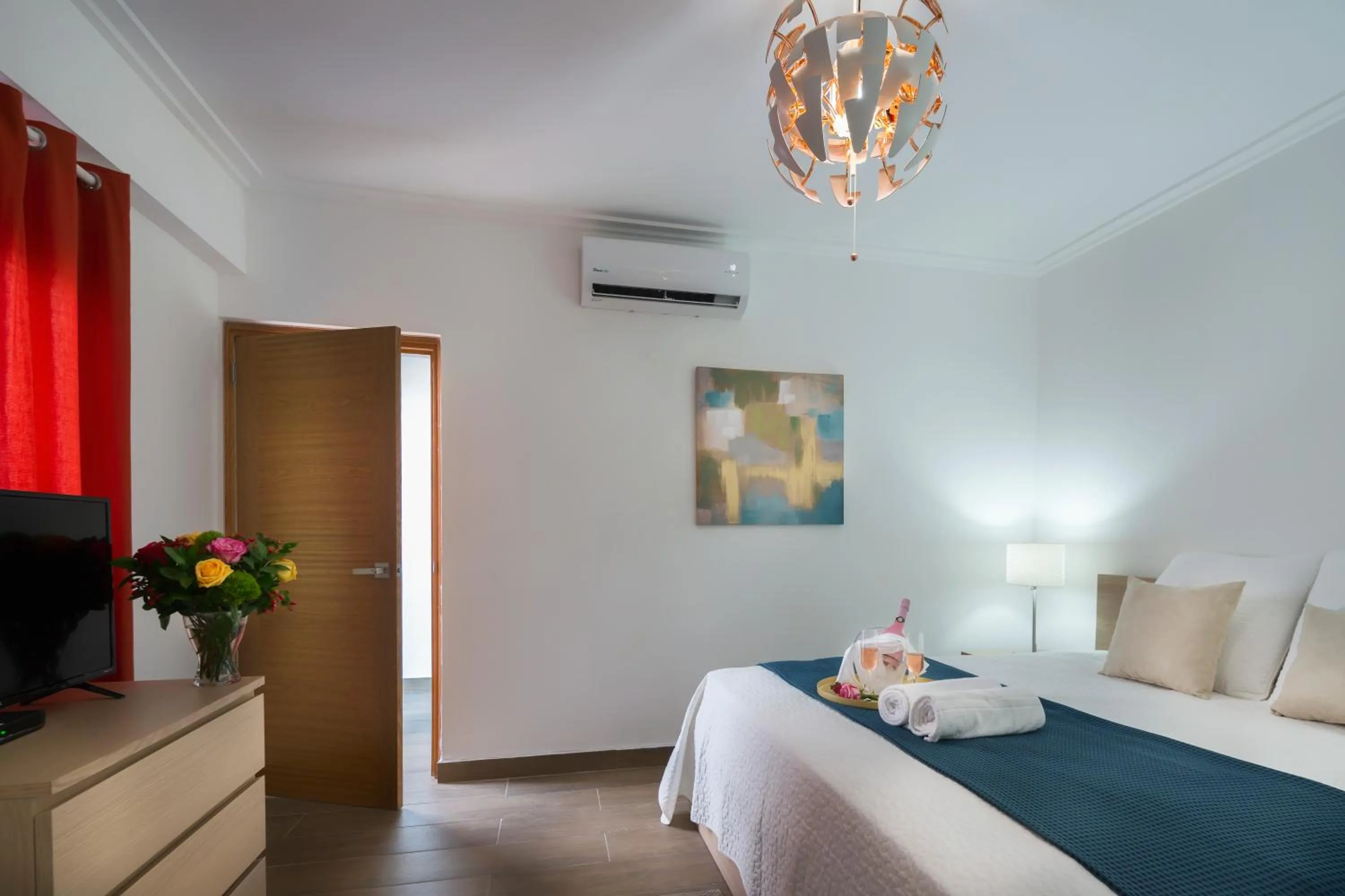 Bed in Central Park Tower