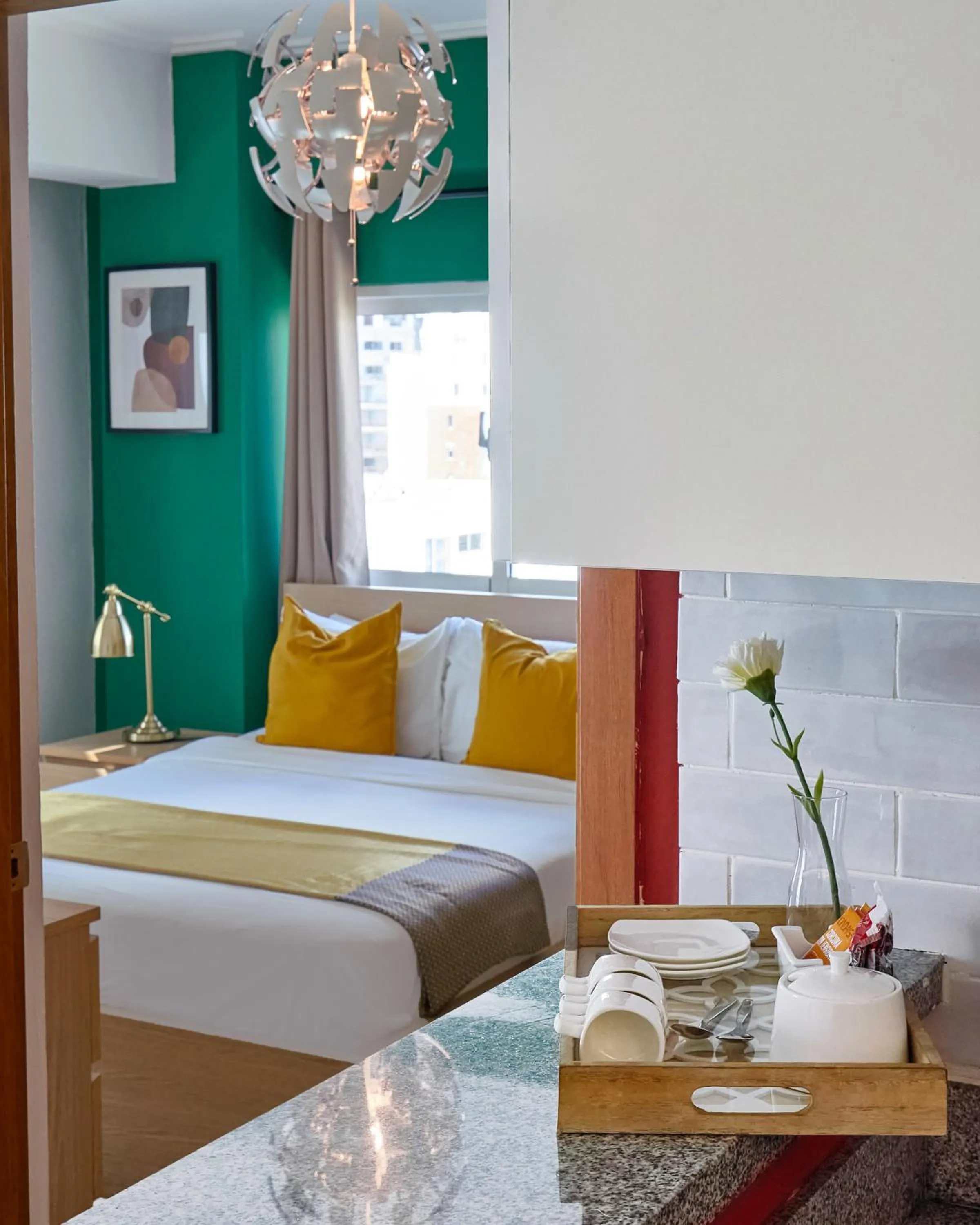 Bed in Central Park Tower