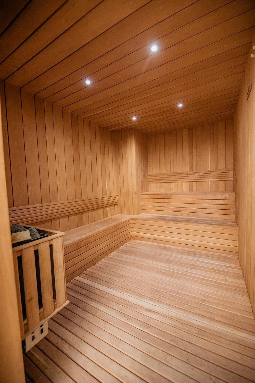 Sauna in Central Park Tower