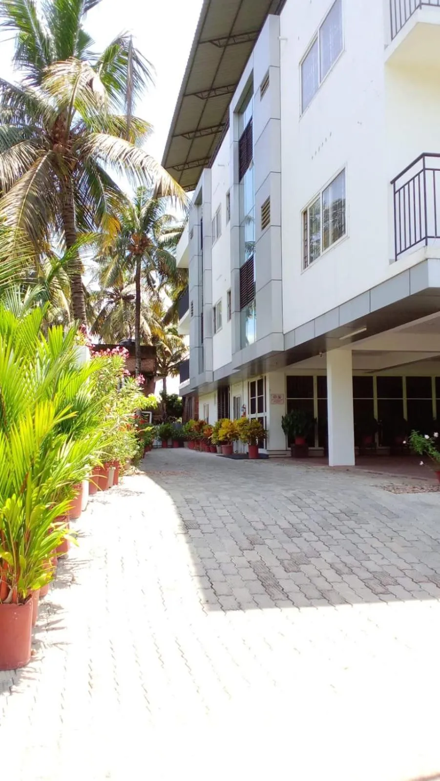 Garden in Indeevaram Residency